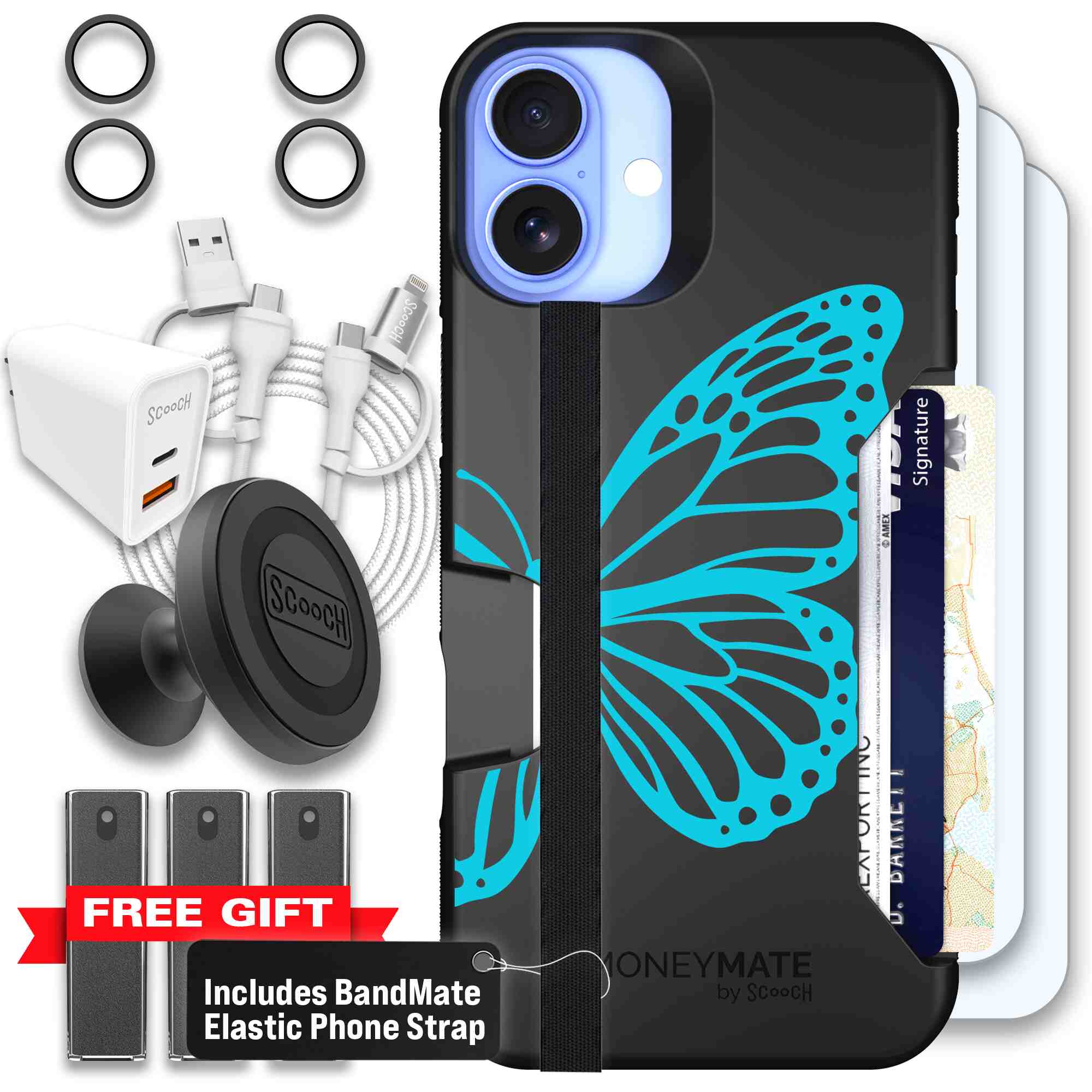Azure Butterfly | website | iPhone 16 Plus | Ultimate Bundle