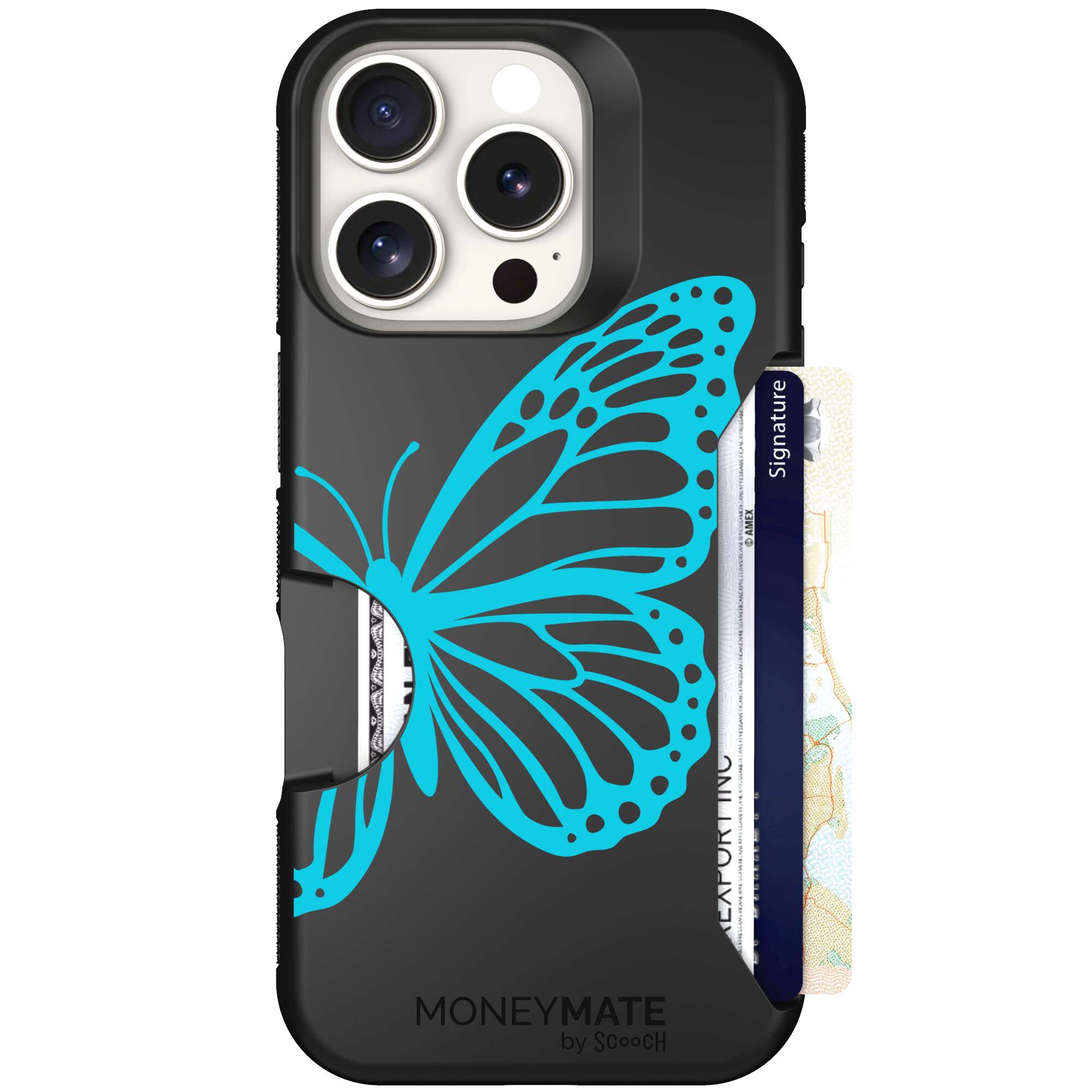 Azure Butterfly | website | iPhone 16 Pro | Case