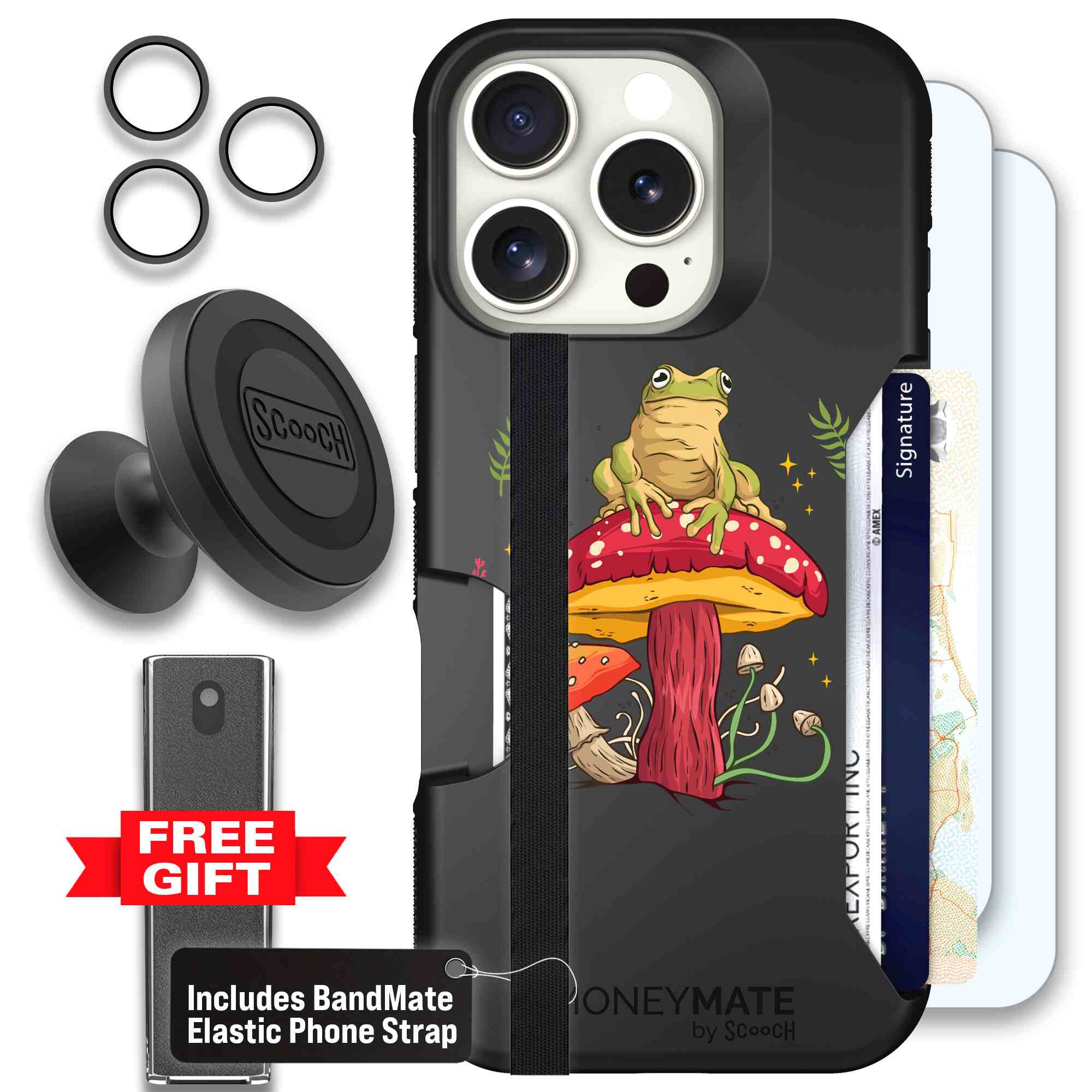 Toadstool Frog | website | iPhone 16 Pro | Defender Bundle