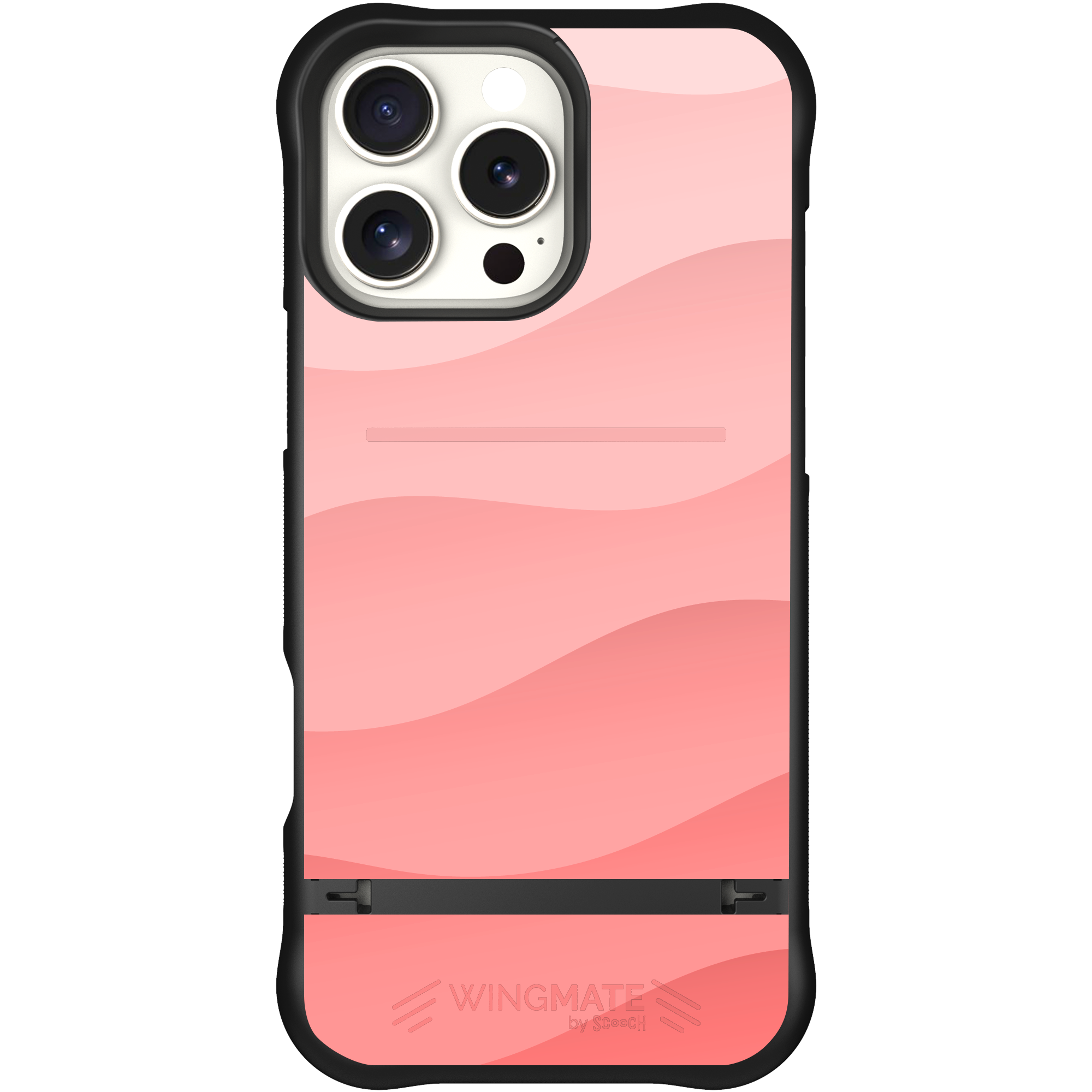 Wingmate Pink Waves for iPhone 16 Pro Max