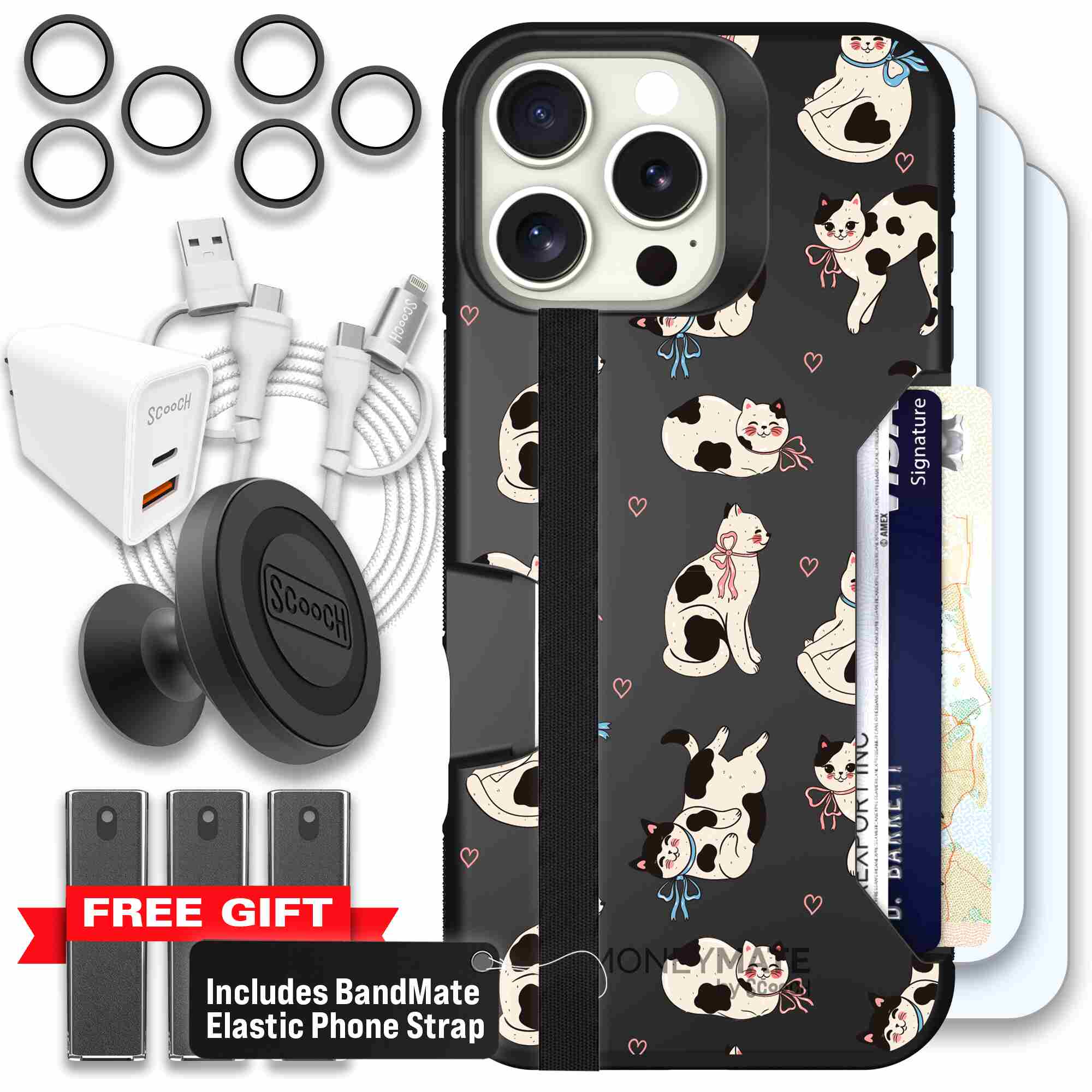 Bow Kitties | website | iPhone 16 Pro Max | Ultimate Bundle