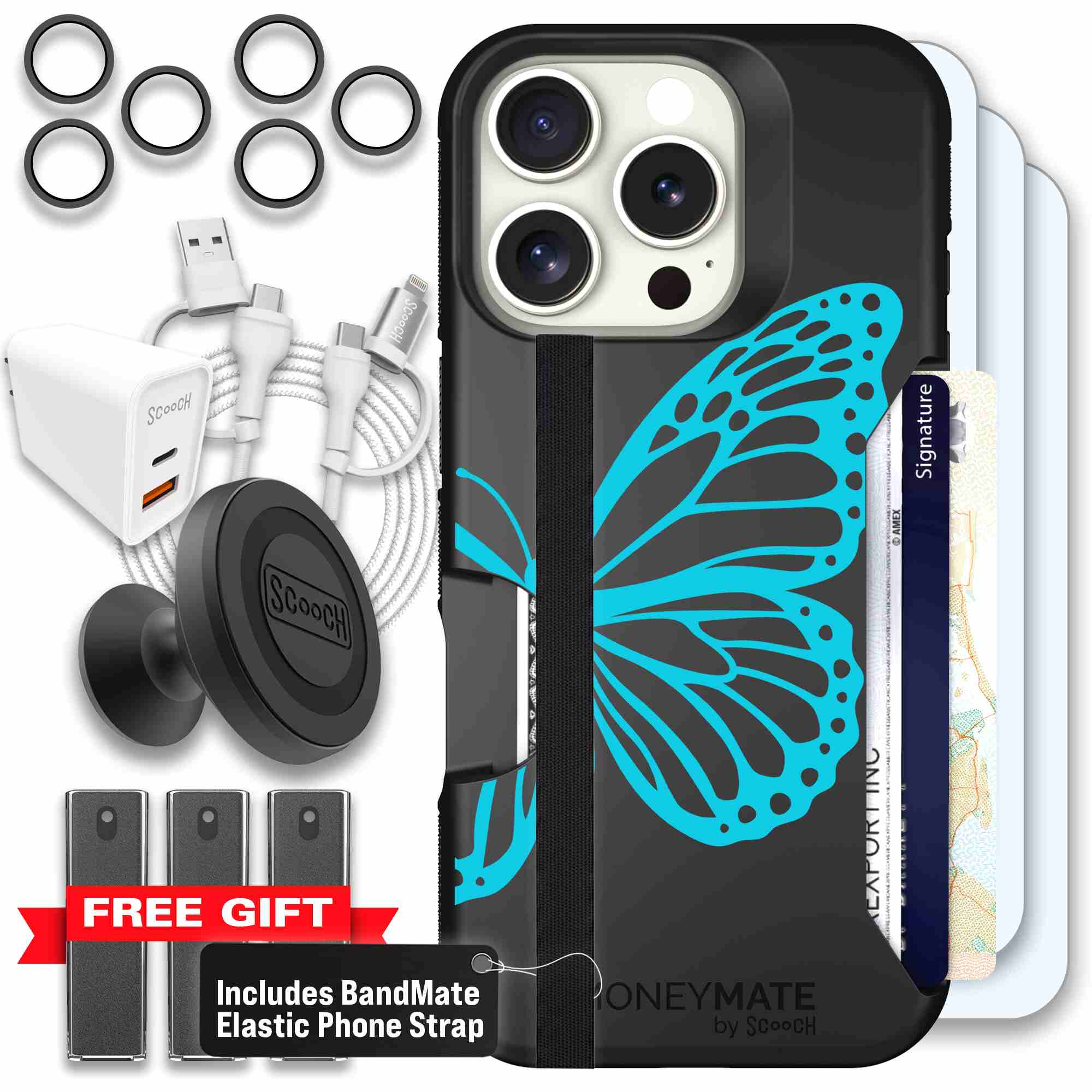 Azure Butterfly | website | iPhone 16 Pro | Ultimate Bundle
