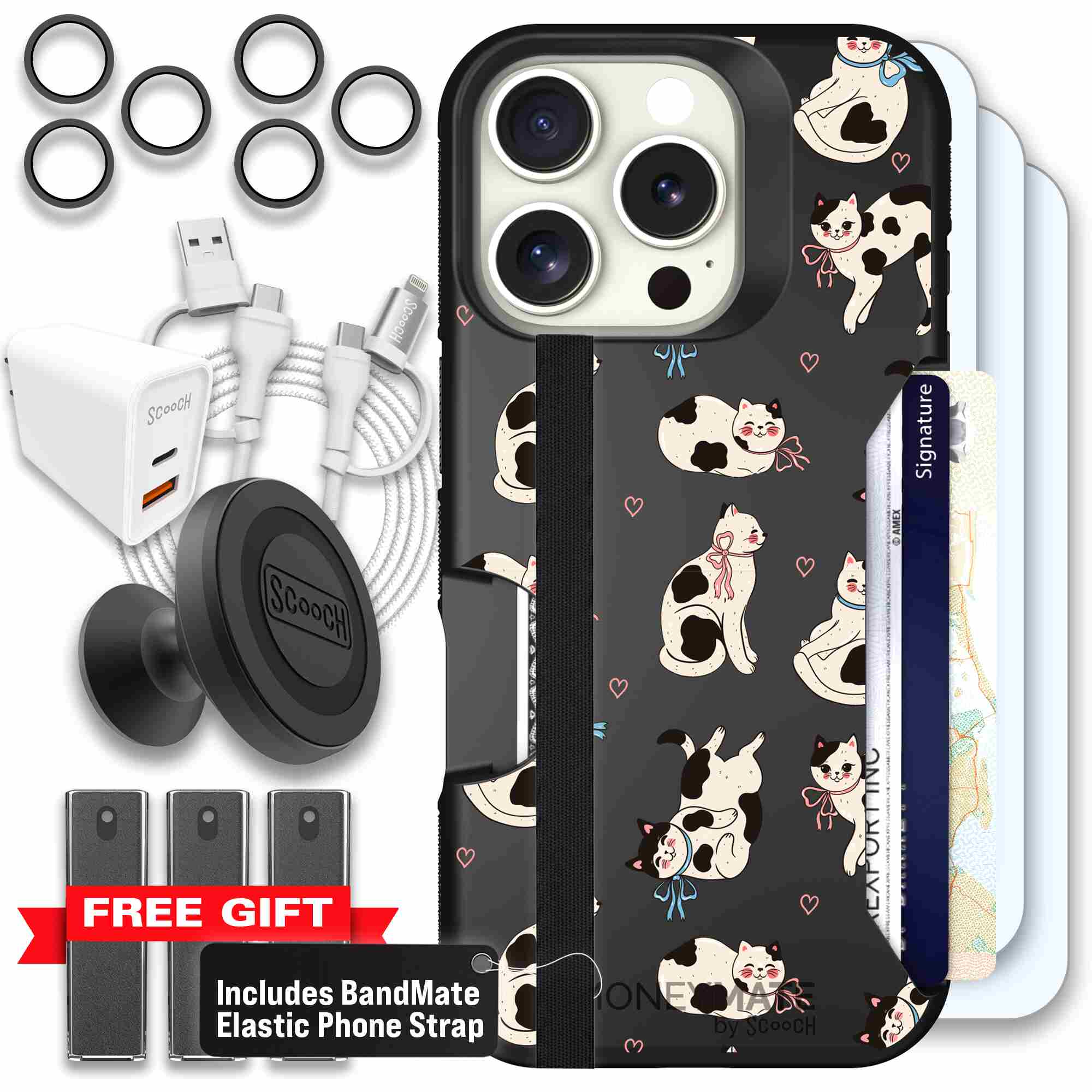 Bow Kitties | website | iPhone 16 Pro | Ultimate Bundle