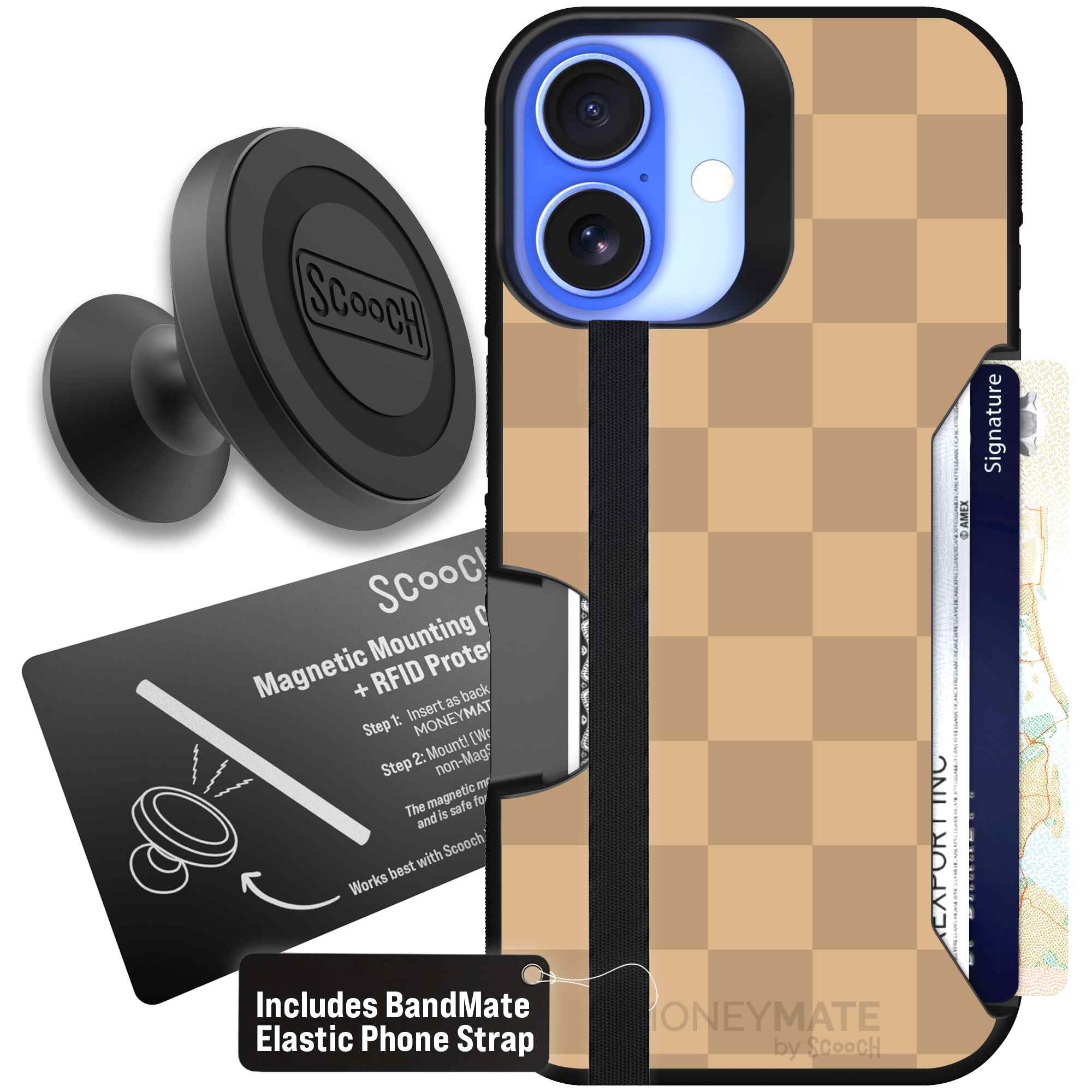 Checkered Beige | website | iPhone 16 | Starter Bundle