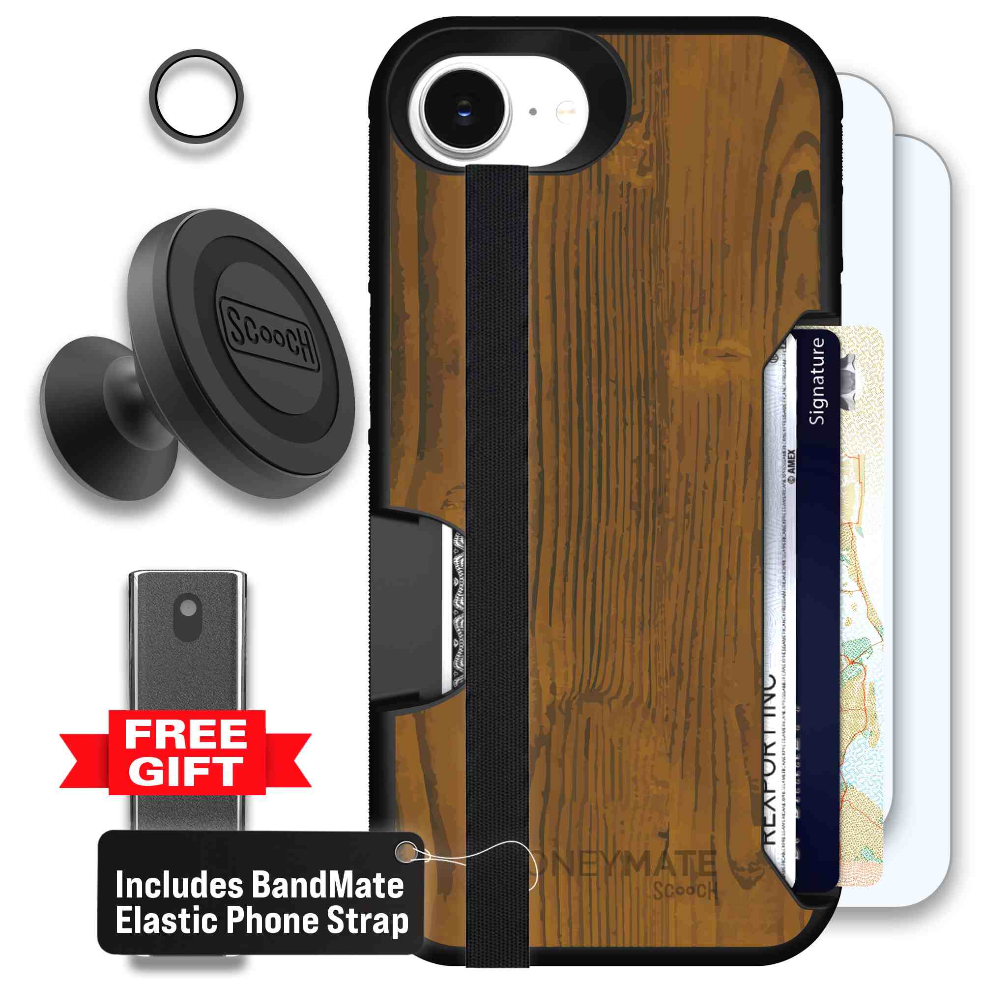 Wood Grain | website | iPhone 17e | Defender Bundle