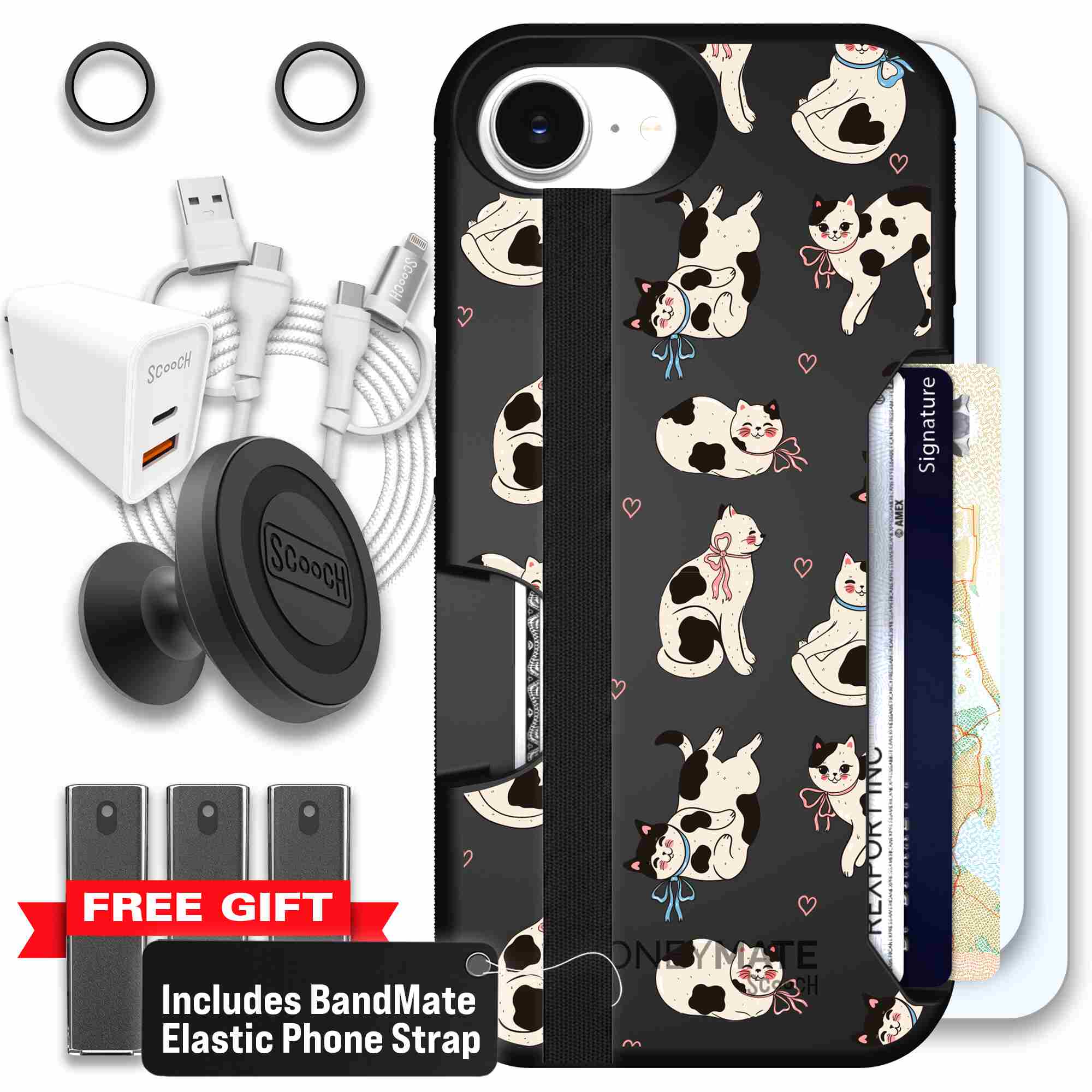Bow Kitties | website | iPhone 17e | Ultimate Bundle