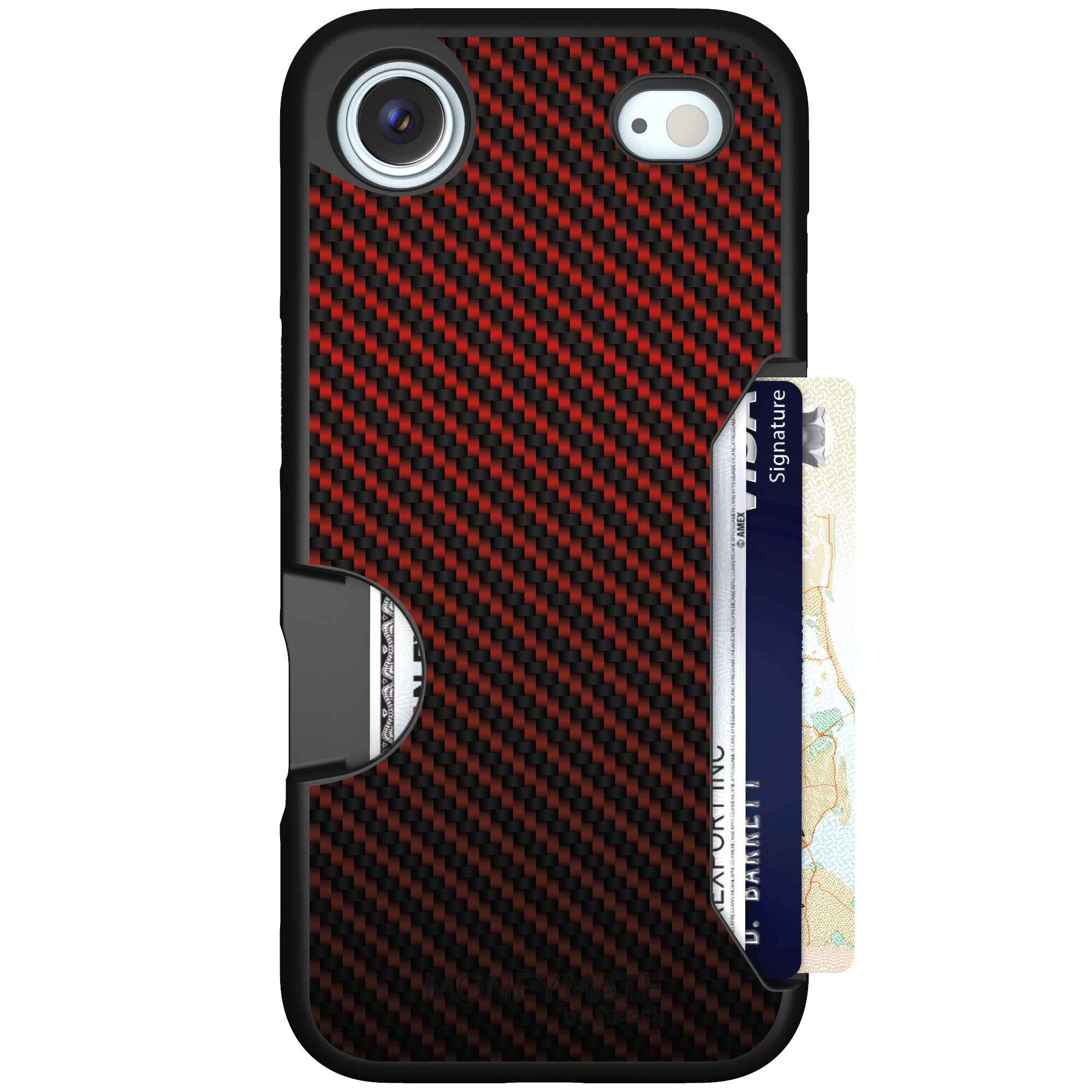 Red Carbon Fiber | website | iPhone Air | Case