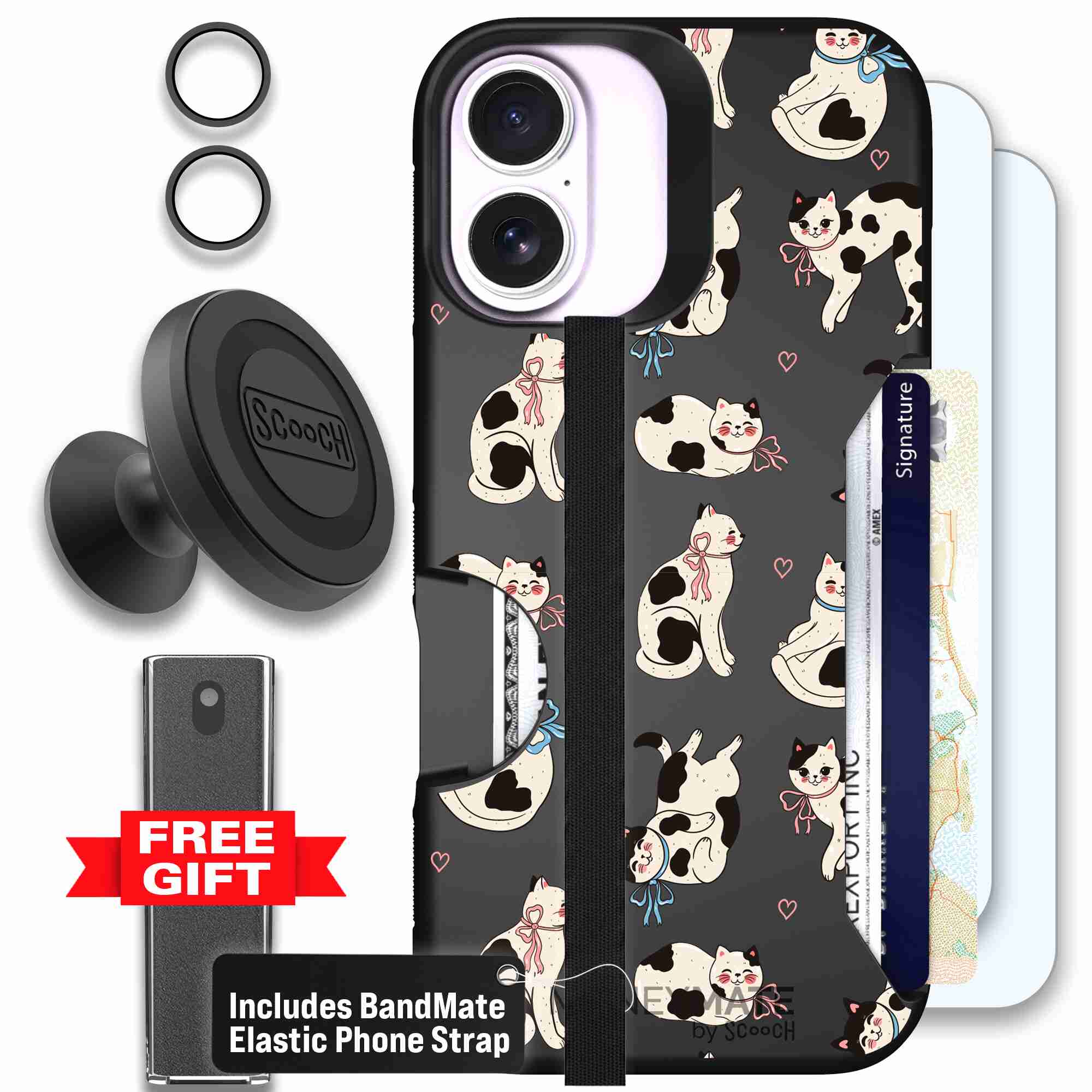 Bow Kitties | website | iPhone 17 | Defender Bundle