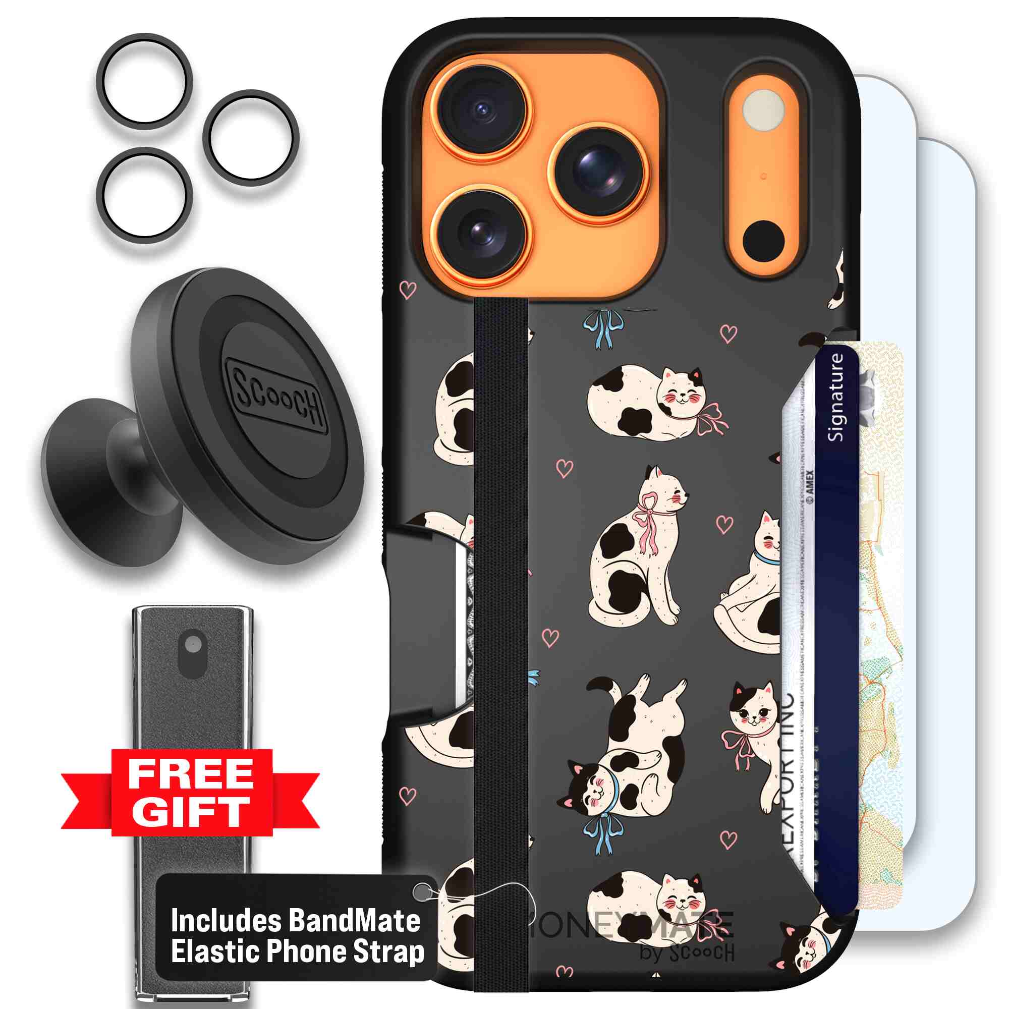 Bow Kitties | website | iPhone 17 Pro | Defender Bundle
