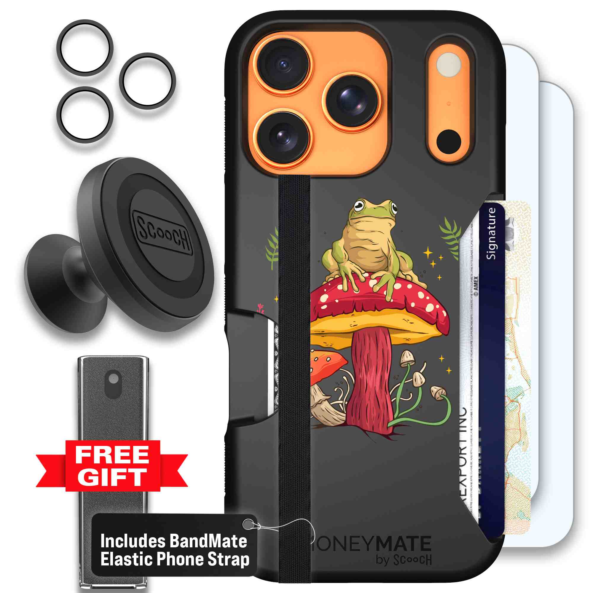 Toadstool Frog | website | iPhone 17 Pro | Defender Bundle