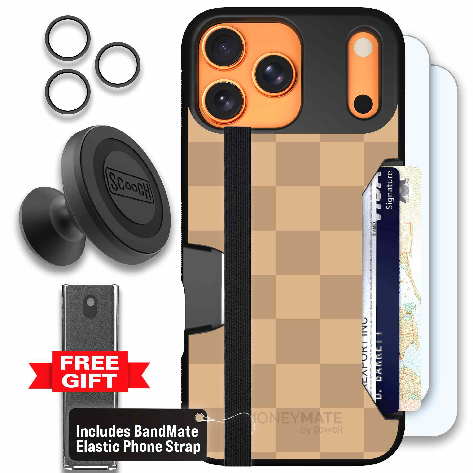 Checkered Beige | website | iPhone 17 Pro Max | Defender Bundle