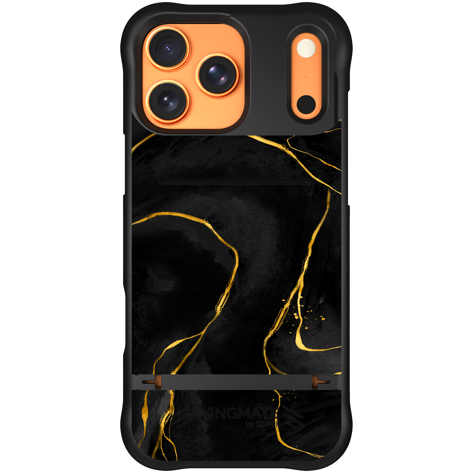Wingmate Black Marble for iPhone 17 Pro Max