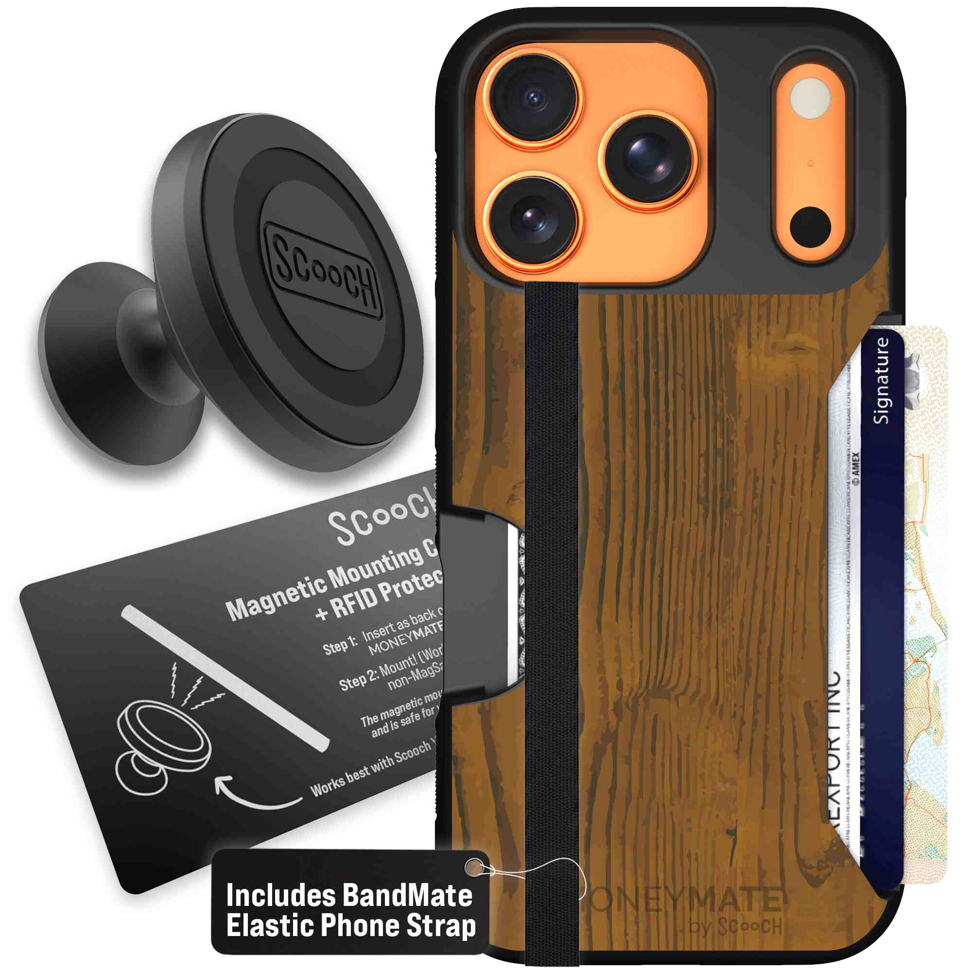 Wood Grain | website | iPhone 17 Pro | Starter Bundle