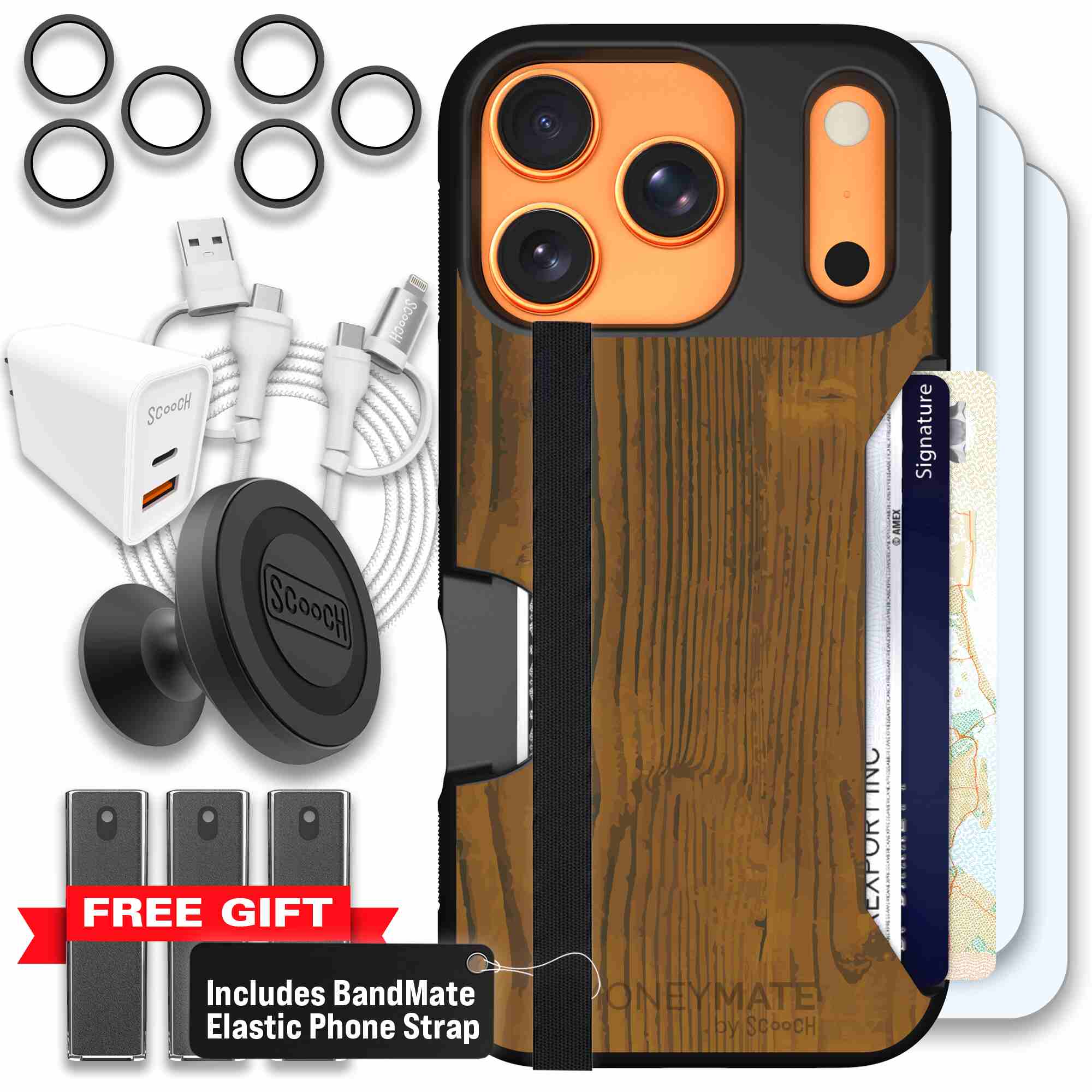 Wood Grain | website | iPhone 17 Pro | Ultimate Bundle