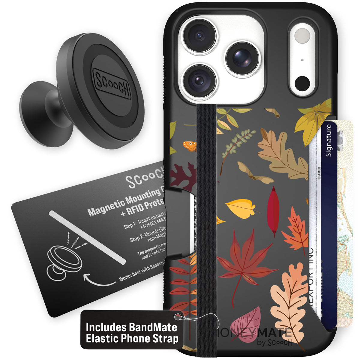Moneymate Autumn Leaves for iPhone 18 Pro — Starter Bundle
