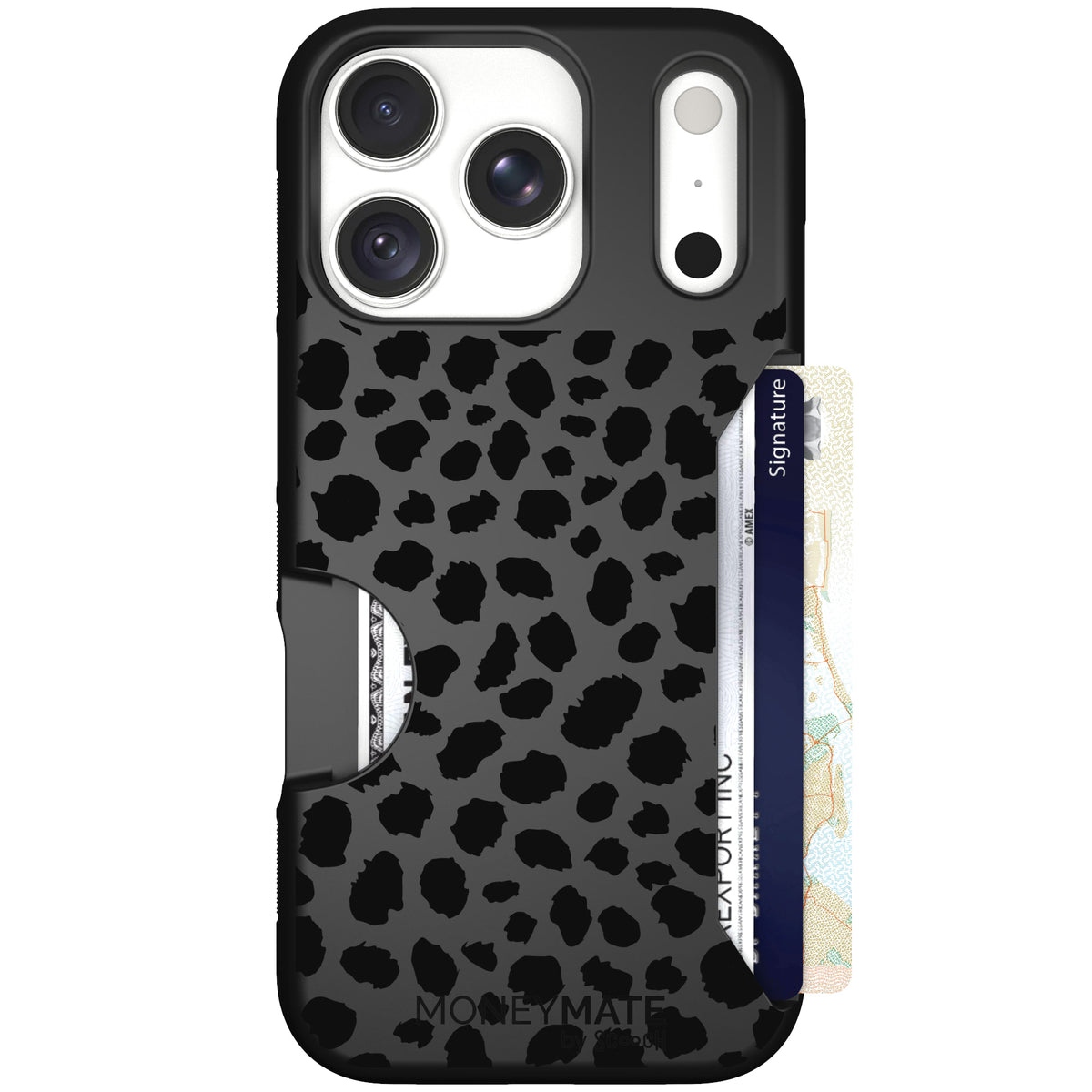 Moneymate Black Leopard for iPhone 18 Pro — case