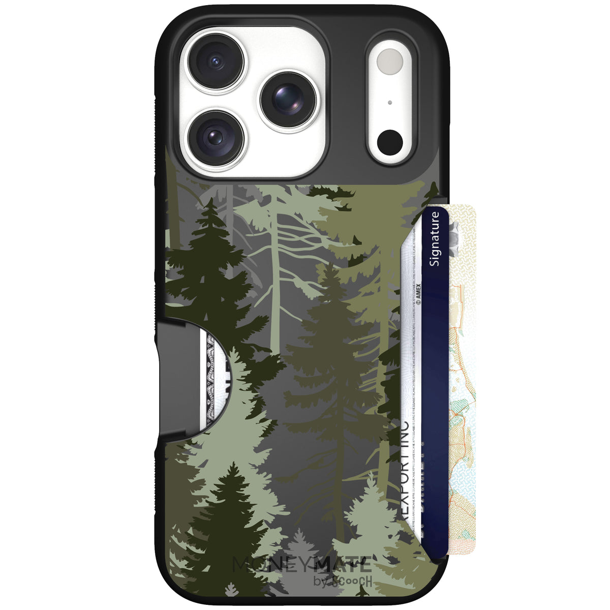Moneymate Hidden Pines for iPhone 18 Pro β case