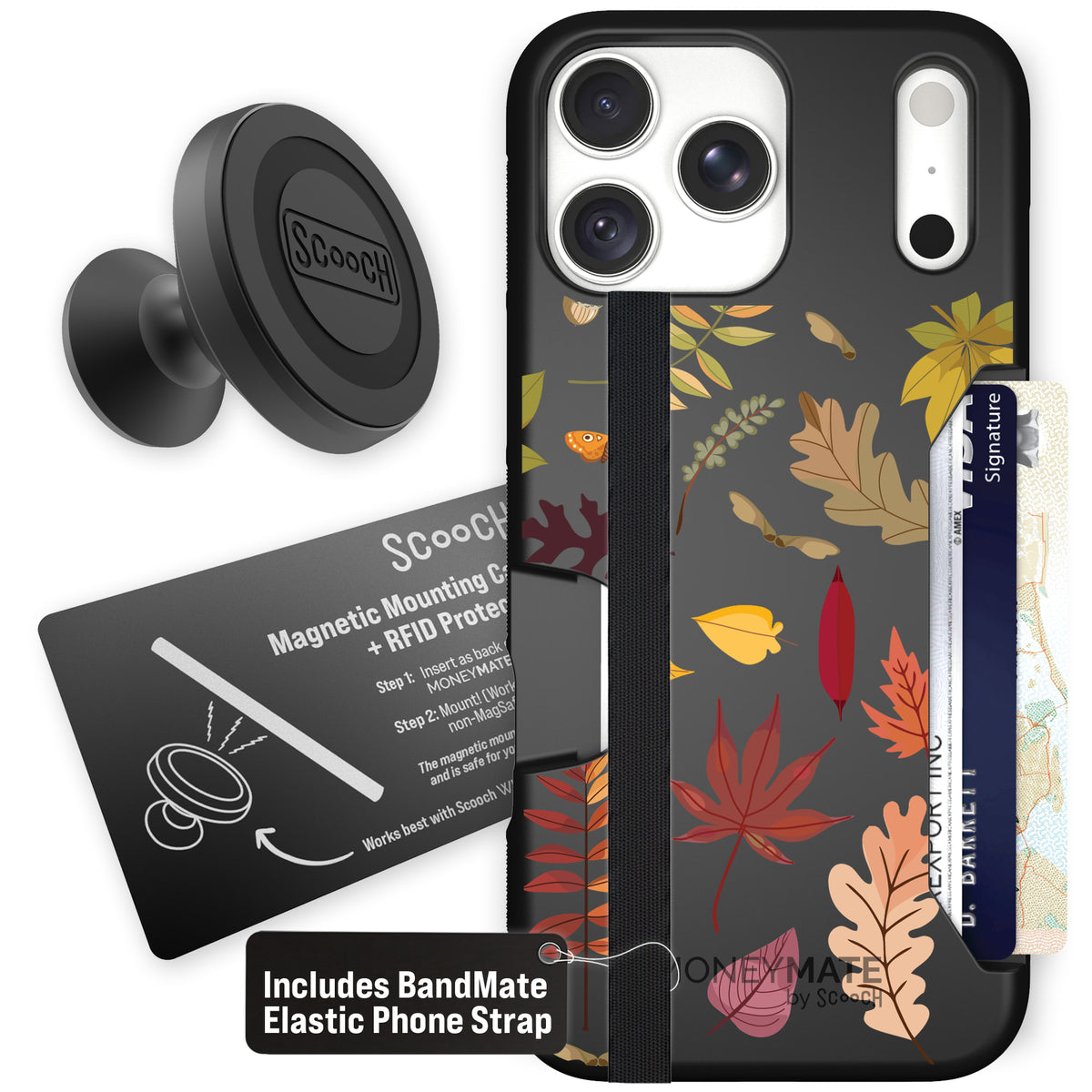 Moneymate Autumn Leaves for iPhone 18 Pro Max — Starter Bundle