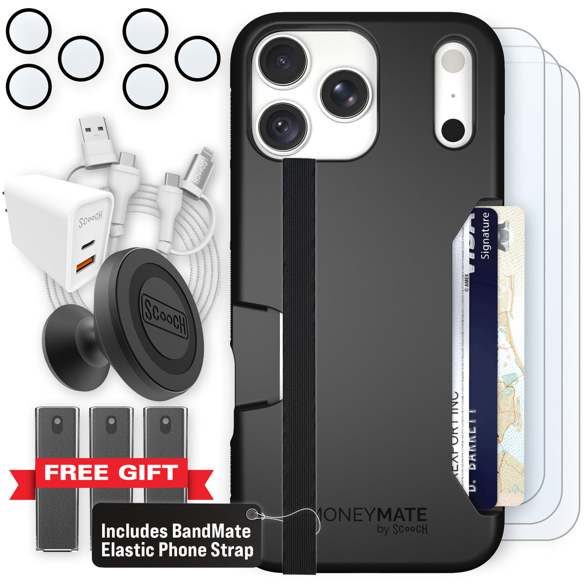Moneymate Black for iPhone 18 Pro Max — Ultimate Bundle