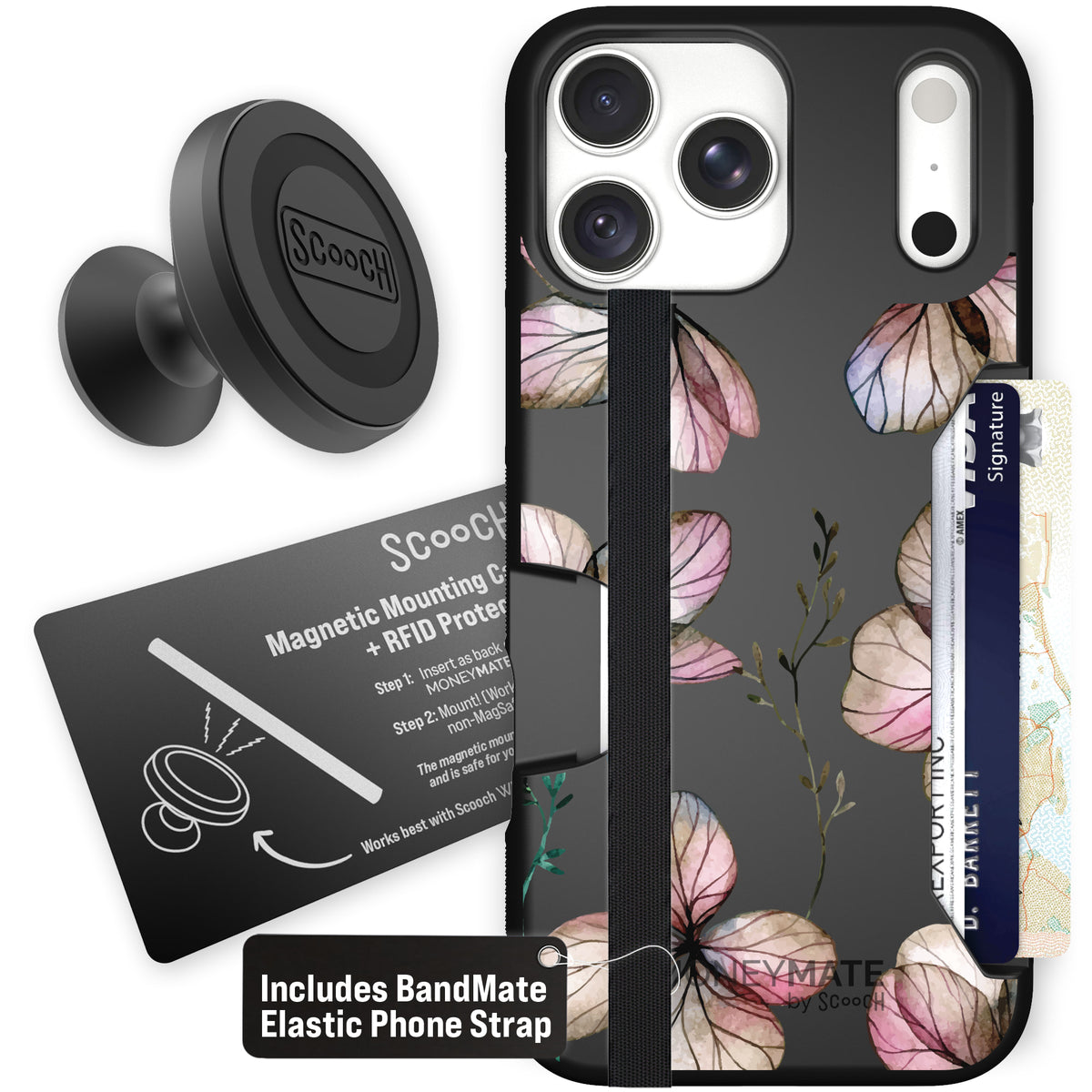 Moneymate Dried Flowers for iPhone 18 Pro Max — Starter Bundle
