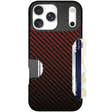 Moneymate Red Carbon Fiber for iPhone 18 Pro Max β case