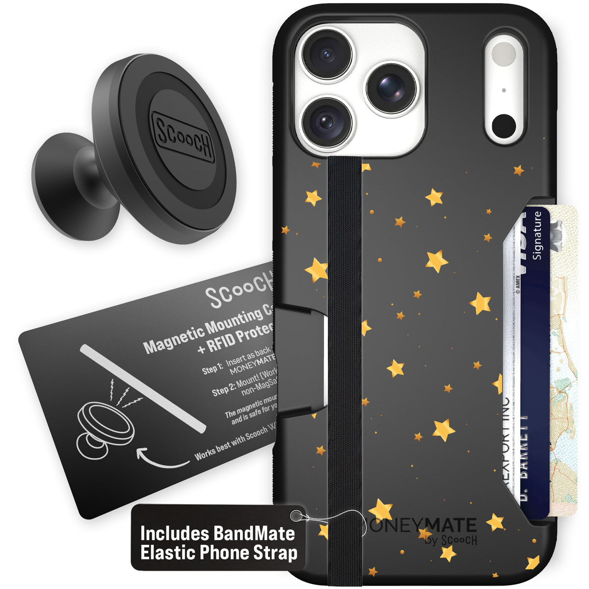 Moneymate Gold Stars for iPhone 18 Pro Max — Starter Bundle