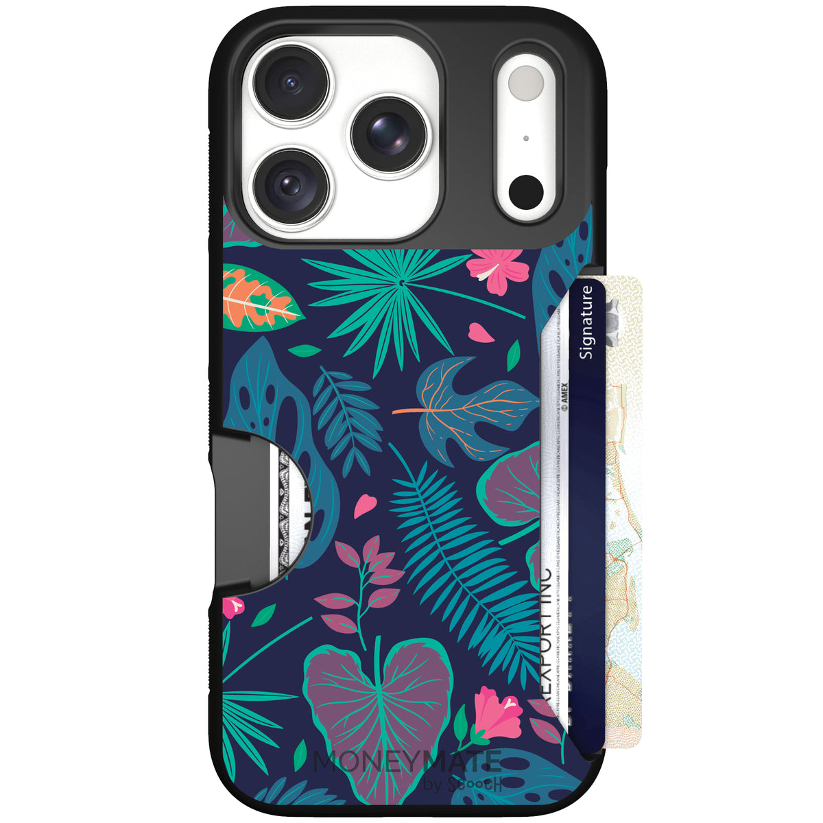 Moneymate Tropical Leaves for iPhone 18 Pro β case