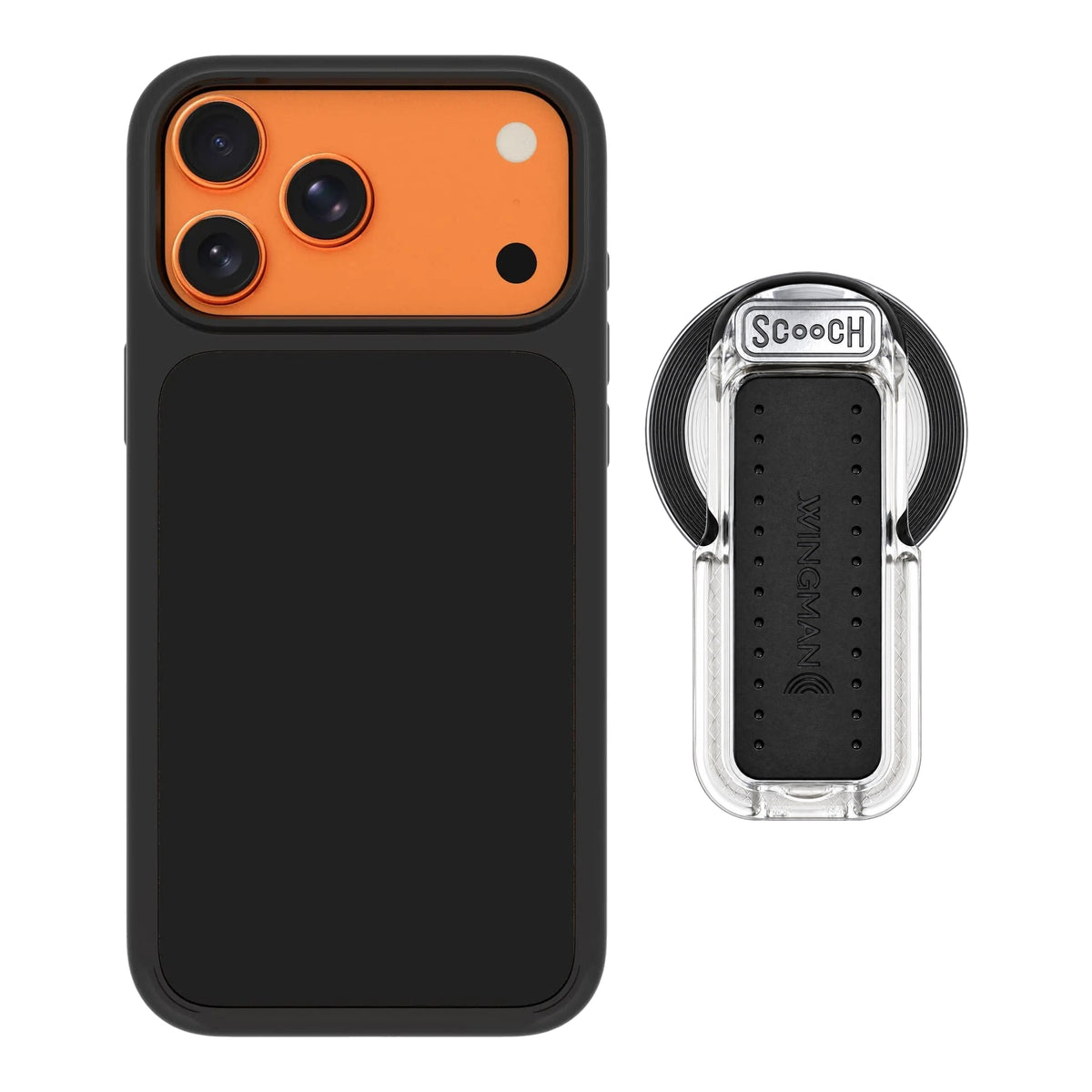 MagCase Black for iPhone 17 Pro Max with Clear Wingback for MagSafe