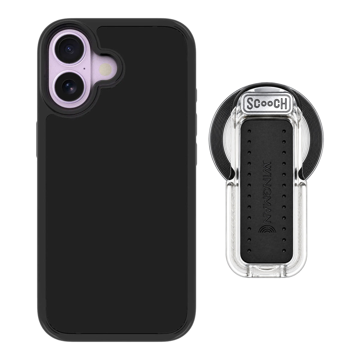 MagCase Black for iPhone 17 with Clear Wingback for MagSafe