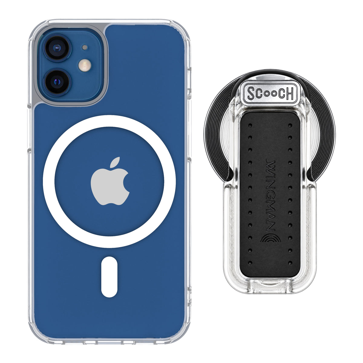 MagCase Clear for iPhone 12 mini with Clear Wingback for MagSafe