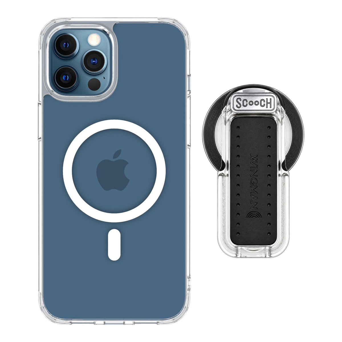 MagCase Clear for iPhone 12 Pro Max with Clear Wingback for MagSafe