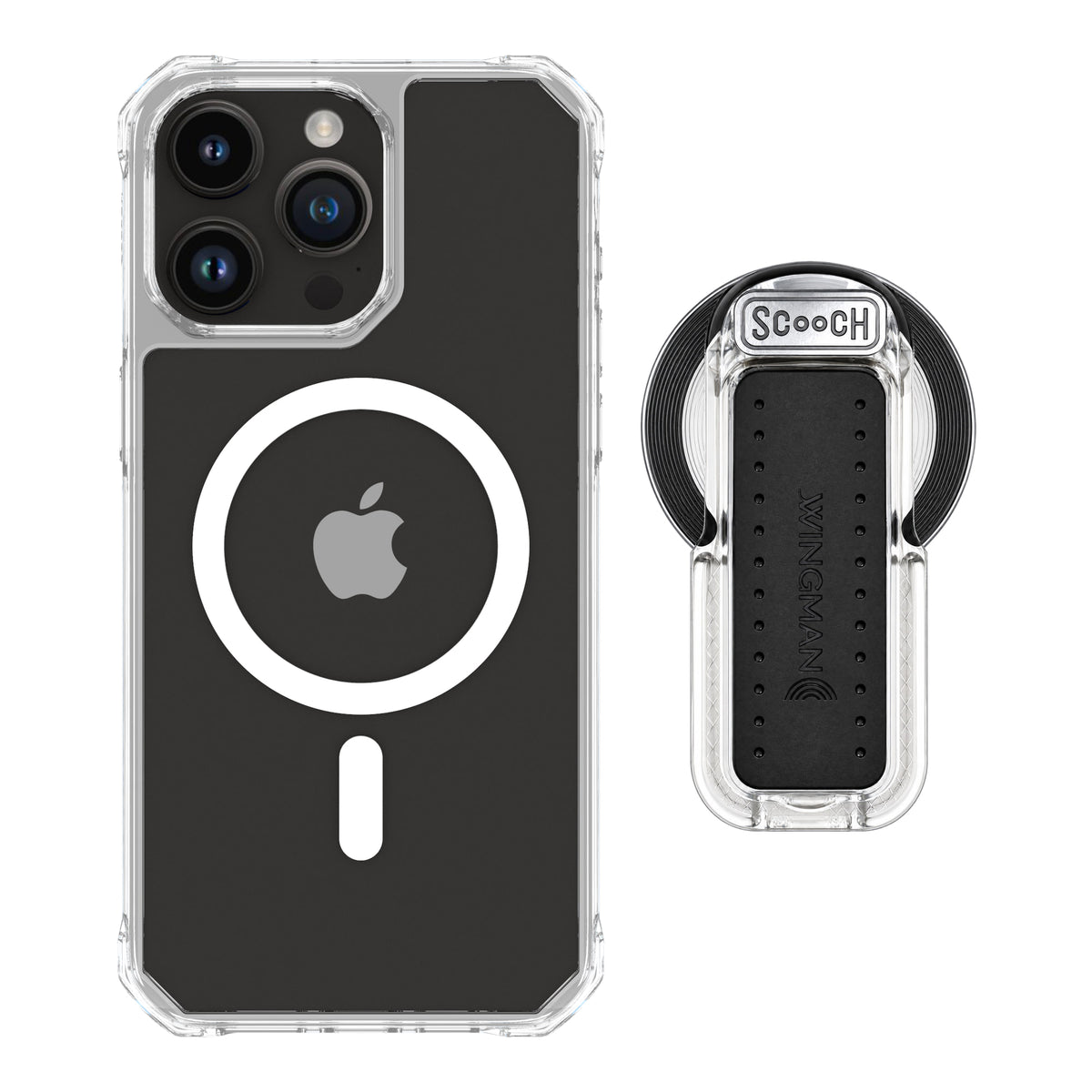 MagCase Clear for iPhone 15 Pro Max with Clear Wingback for MagSafe