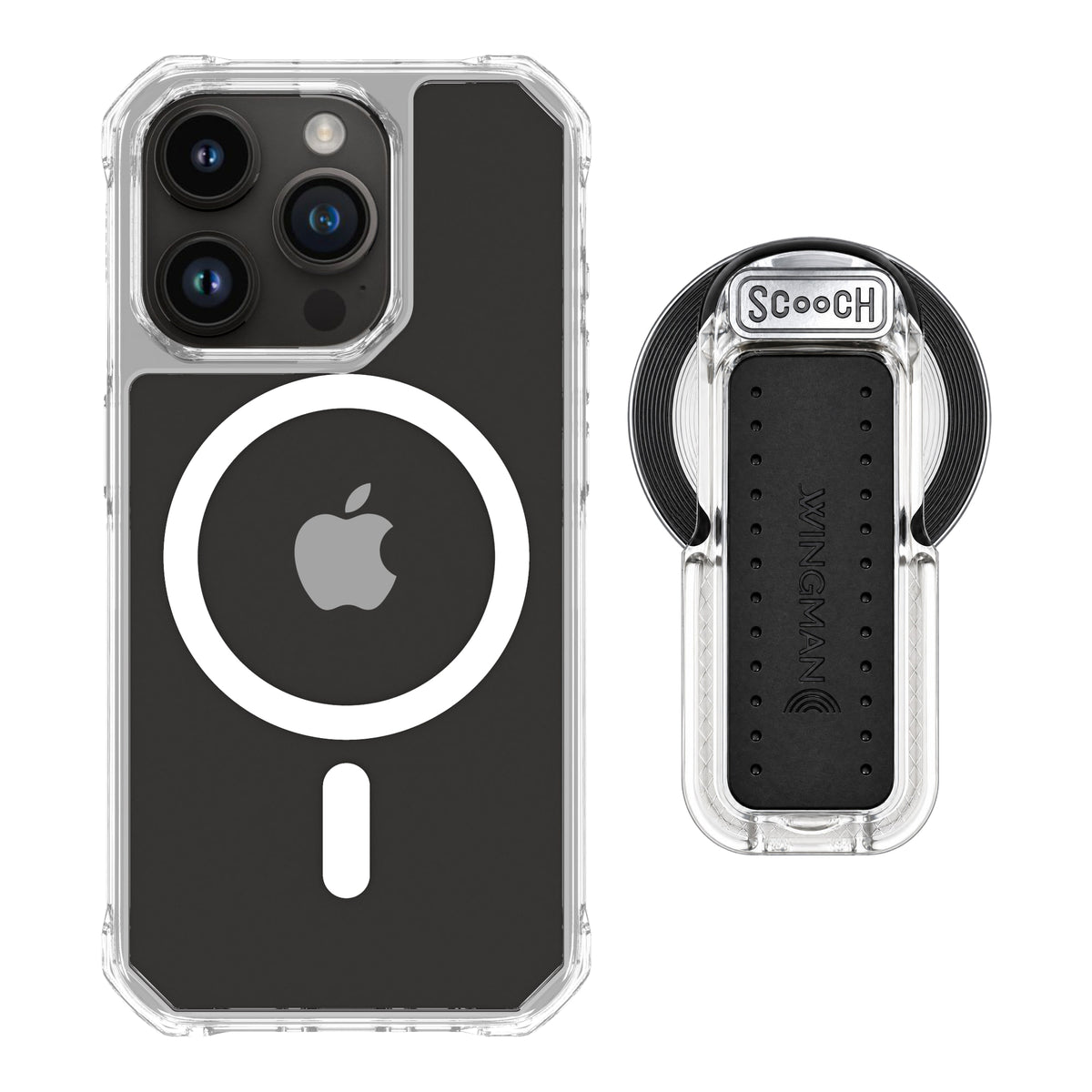 MagCase Clear for iPhone 15 Pro with Clear Wingback for MagSafe