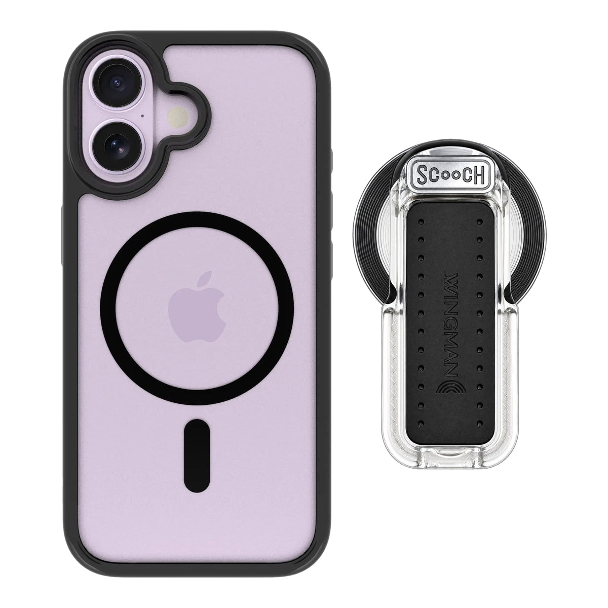 MagCase Tuxedo Clear for iPhone 17 with Clear Wingback for MagSafe