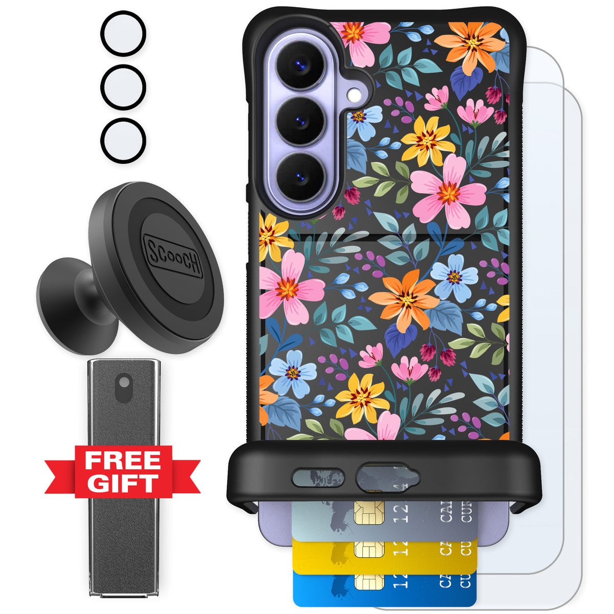 Scooch Wingmate Full Bloom for Galaxy S26+ — Defender Bundle