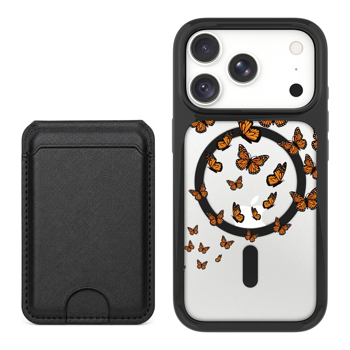 Scooch MagCase Monarch Flight for iPhone 18 Pro Max — Black MagWallet Bundle