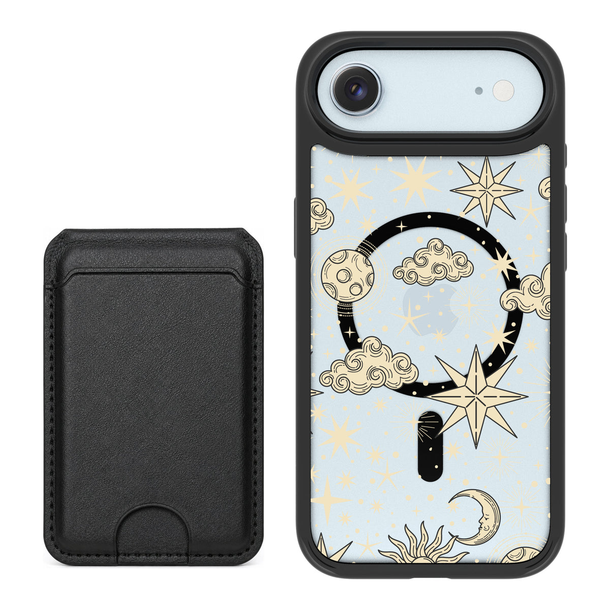 Scooch MagCase Celestial Sleep for iPhone Air — Black MagWallet Bundle