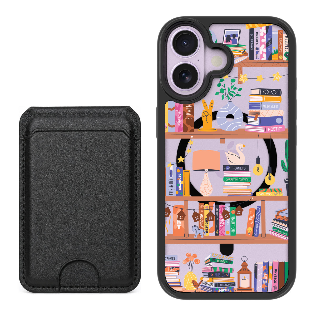 Scooch MagCase Little Library for iPhone 17 — Black MagWallet Bundle