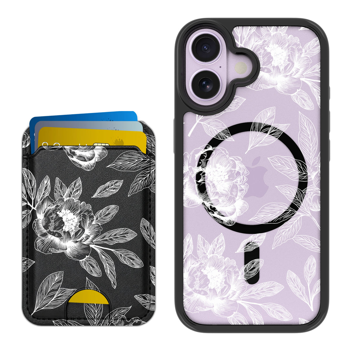 Scooch MagCase Chinoiserie for iPhone 17 — Matching MagWallet Bundle
