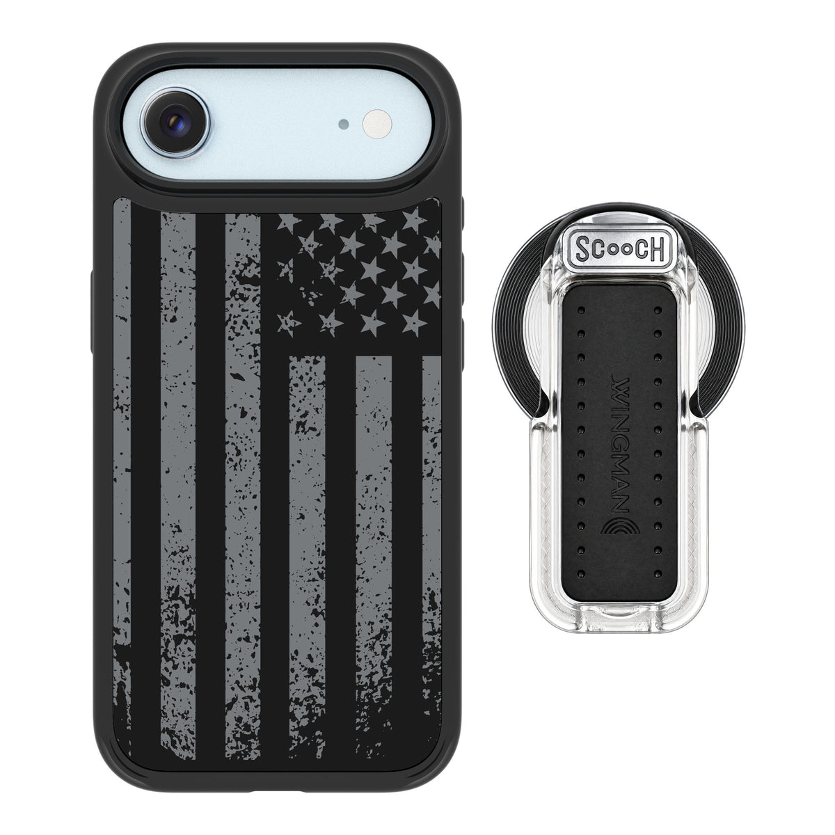 Scooch MagCase Weathered Glory for iPhone Air — MagSafe Wingback Bundle - Clear