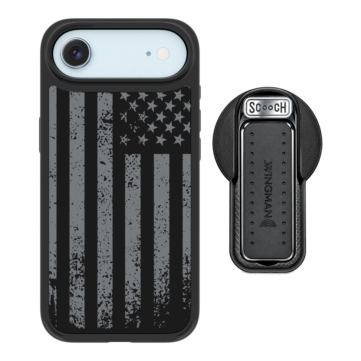 Scooch MagCase Weathered Glory for iPhone Air — MagSafe Wingback Bundle - Black