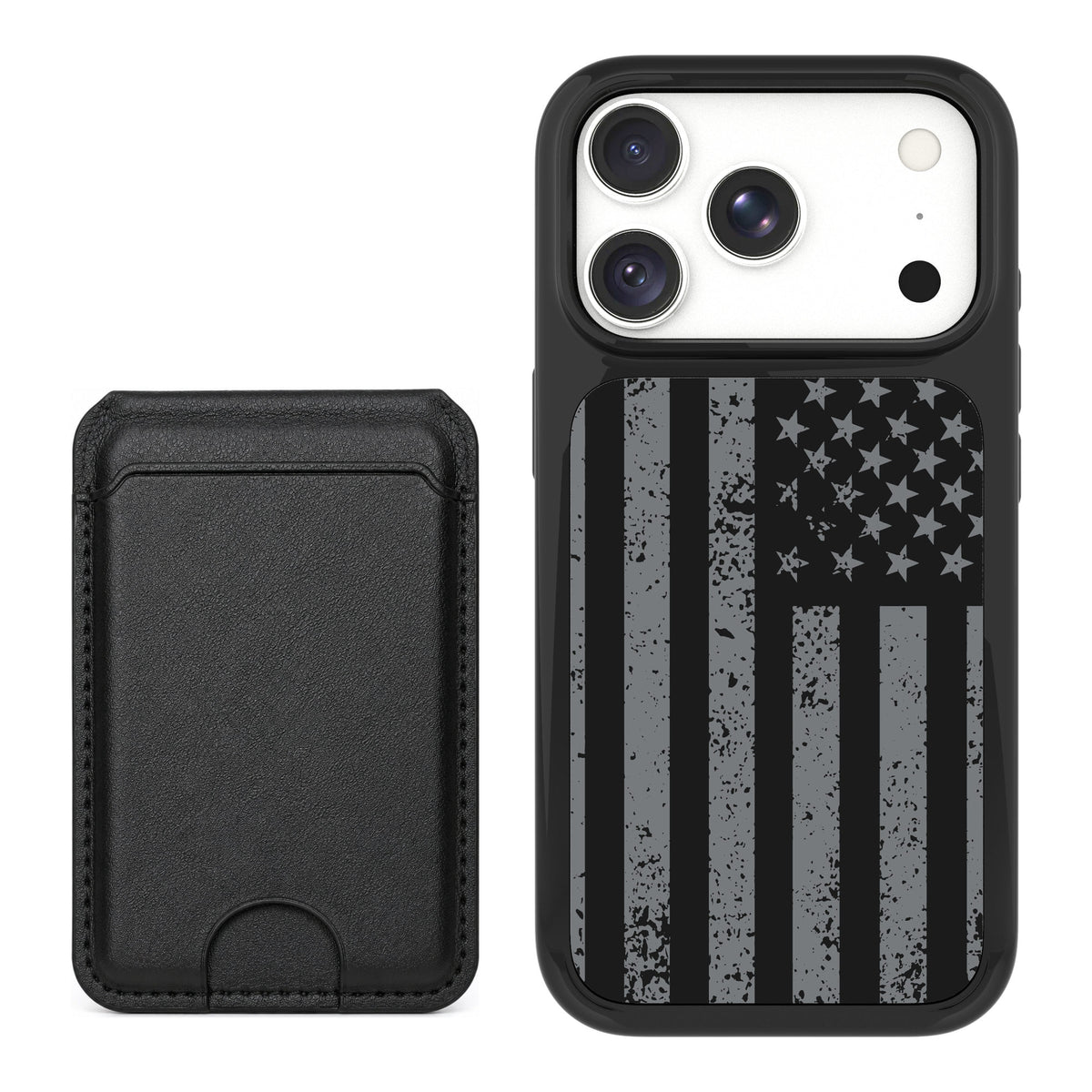 Scooch MagCase Weathered Glory for iPhone 18 Pro — Black MagWallet Bundle