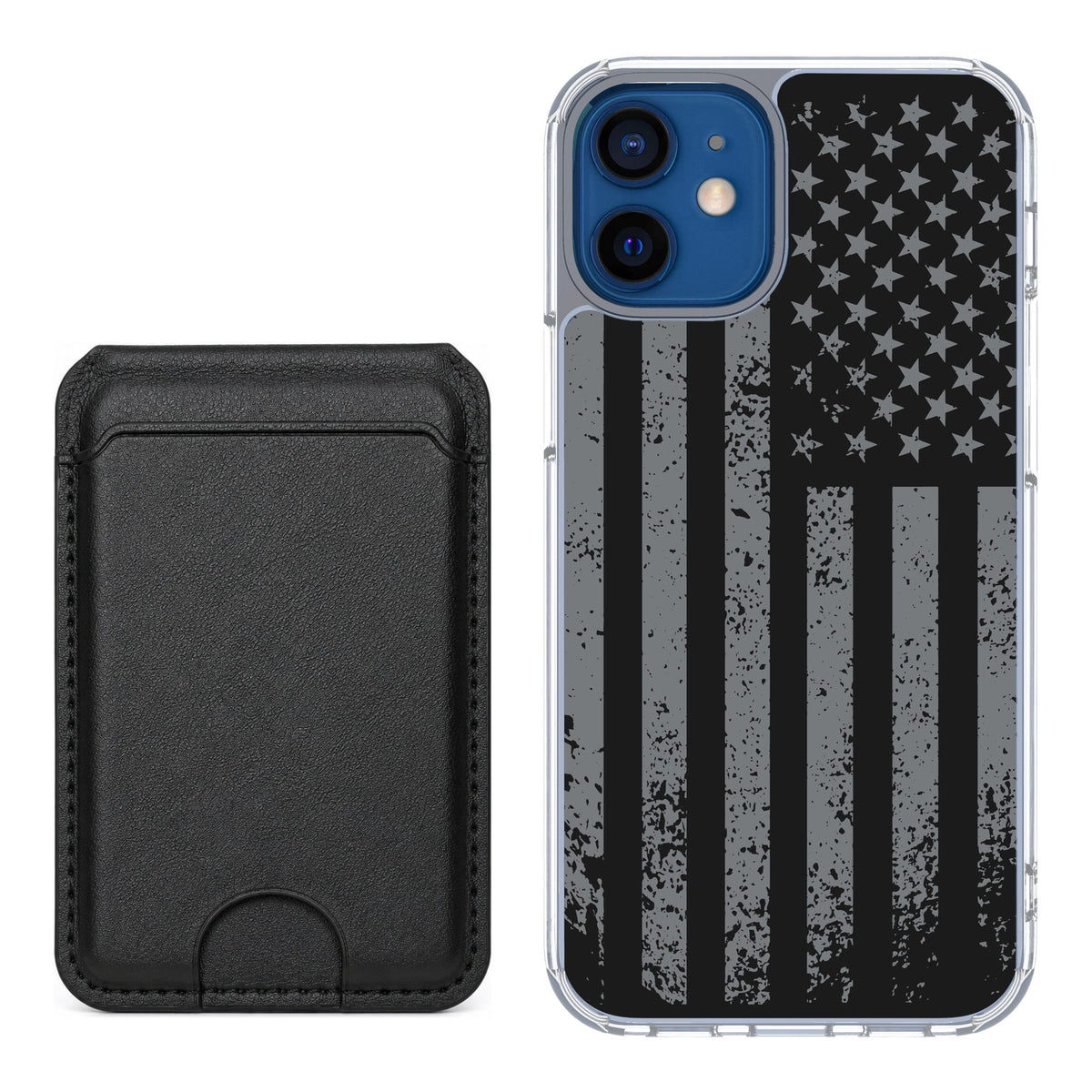 Scooch MagCase Weathered Glory for iPhone 12 mini — Black MagWallet Bundle