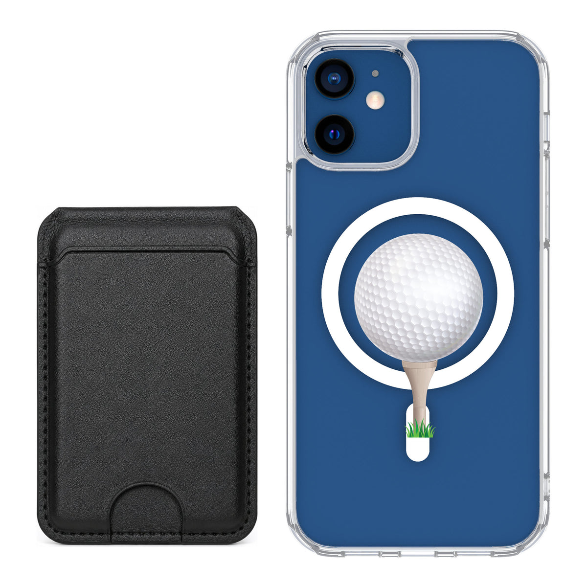 Scooch MagCase Tee Time for iPhone 12 — Black MagWallet Bundle