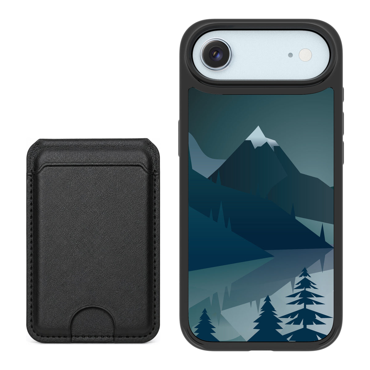 Scooch MagCase Midnight Ridge for iPhone Air — Black MagWallet Bundle