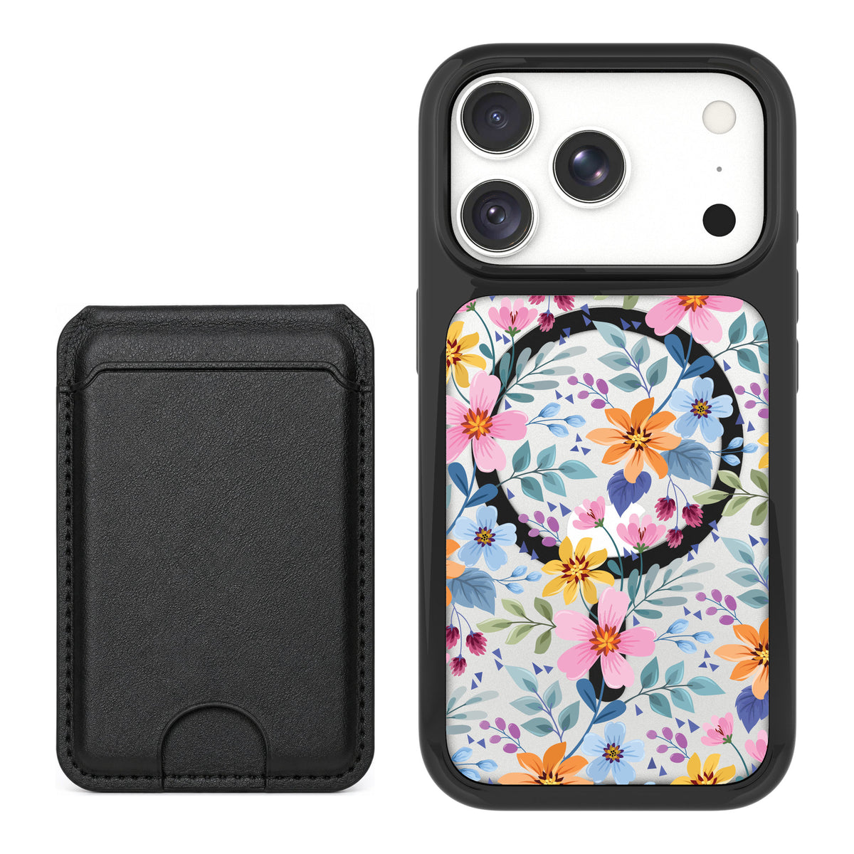 Scooch MagCase Full Bloom for iPhone 18 Pro — Black MagWallet Bundle