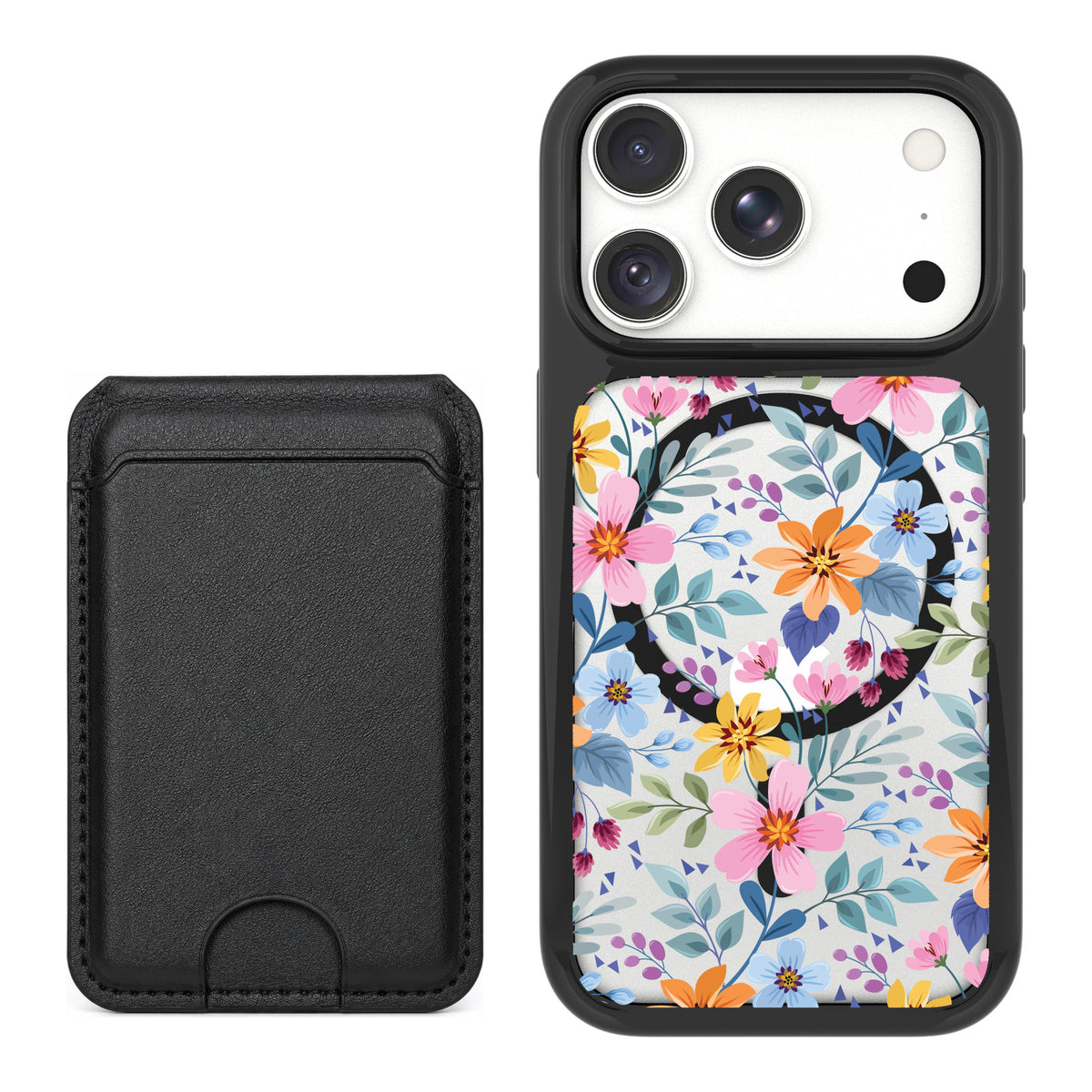 Scooch MagCase Full Bloom for iPhone 17 Pro Max — Black MagWallet Bundle