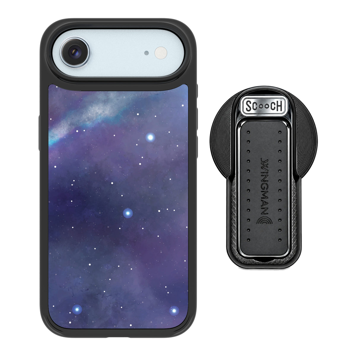 Scooch MagCase Galaxy for iPhone Air — MagSafe Wingback Bundle - Black