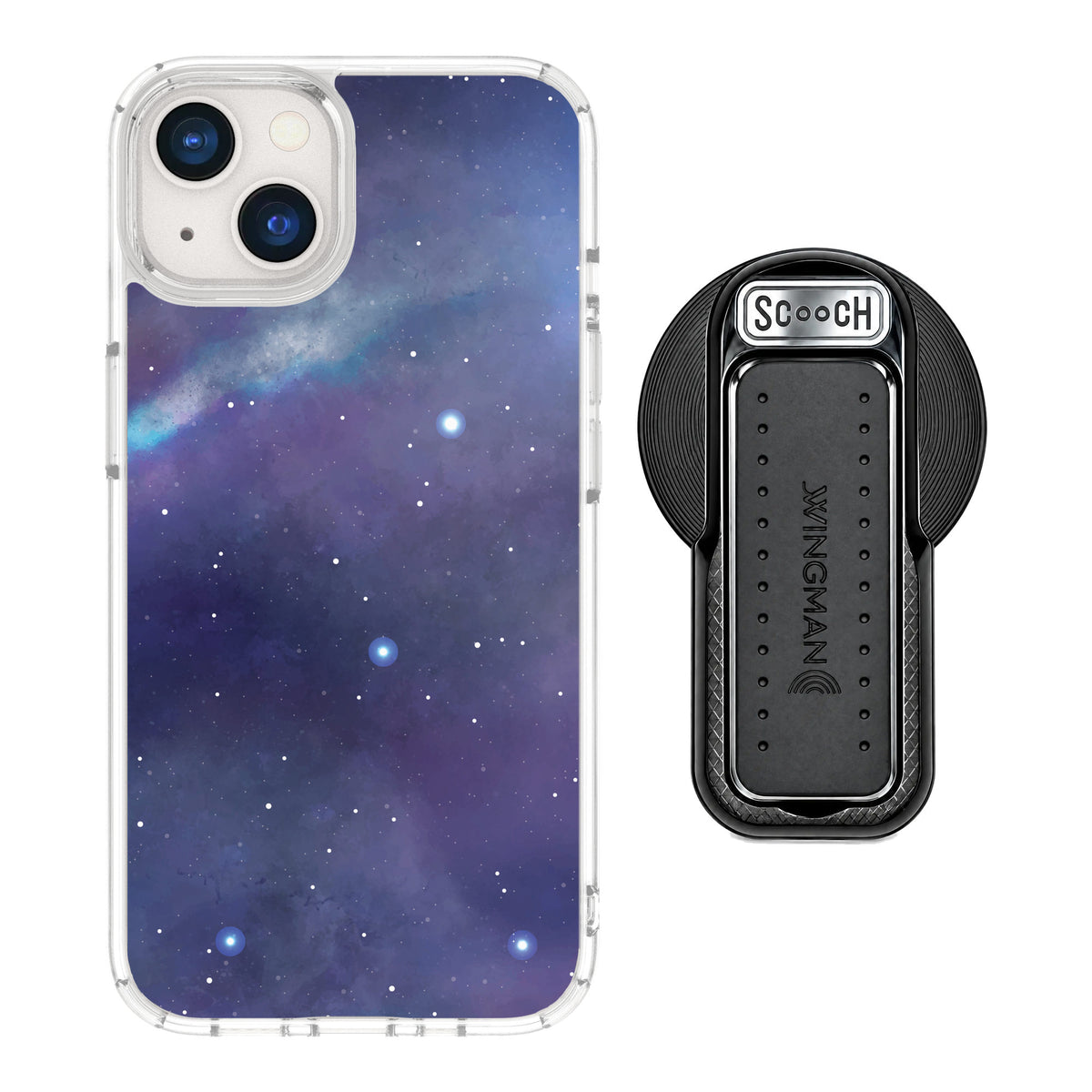 Scooch MagCase Galaxy for iPhone 13 — MagSafe Wingback Bundle - Black