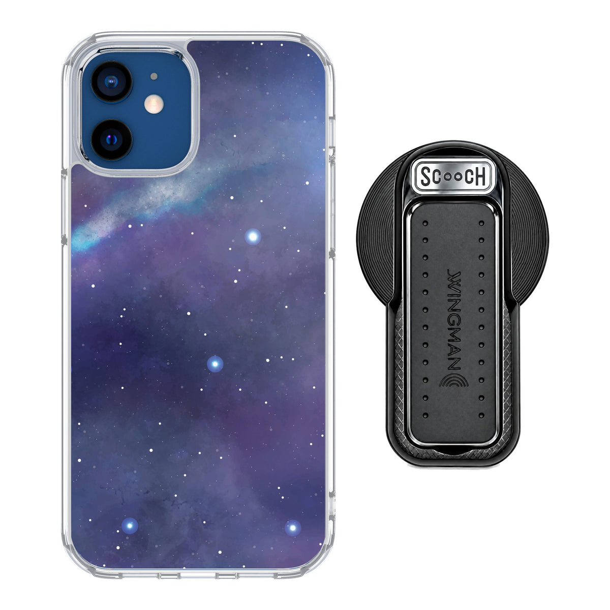 Scooch MagCase Galaxy for iPhone 12 — MagSafe Wingback Bundle - Black